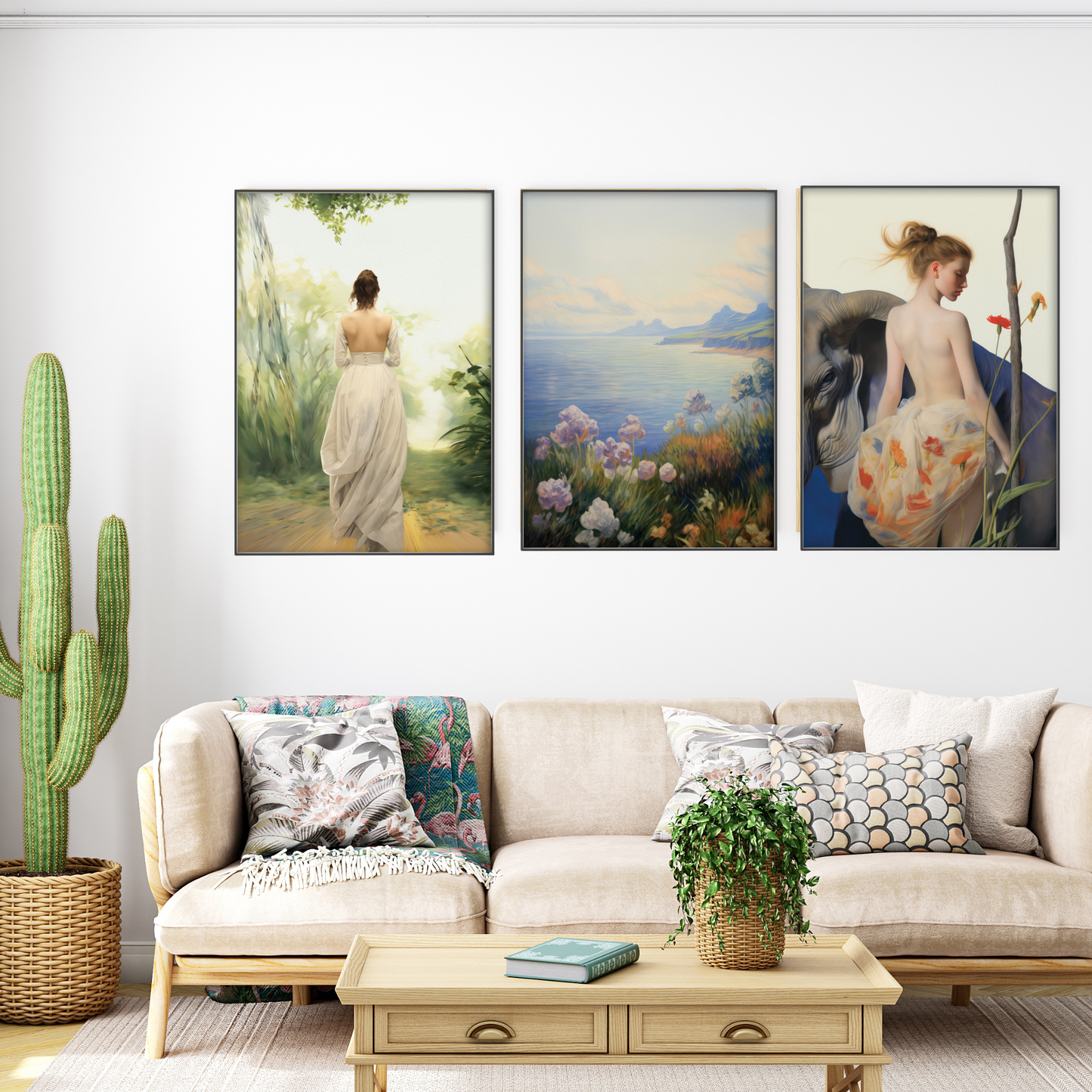 Cliff Edge View Print - Gina Ellen Wall Art