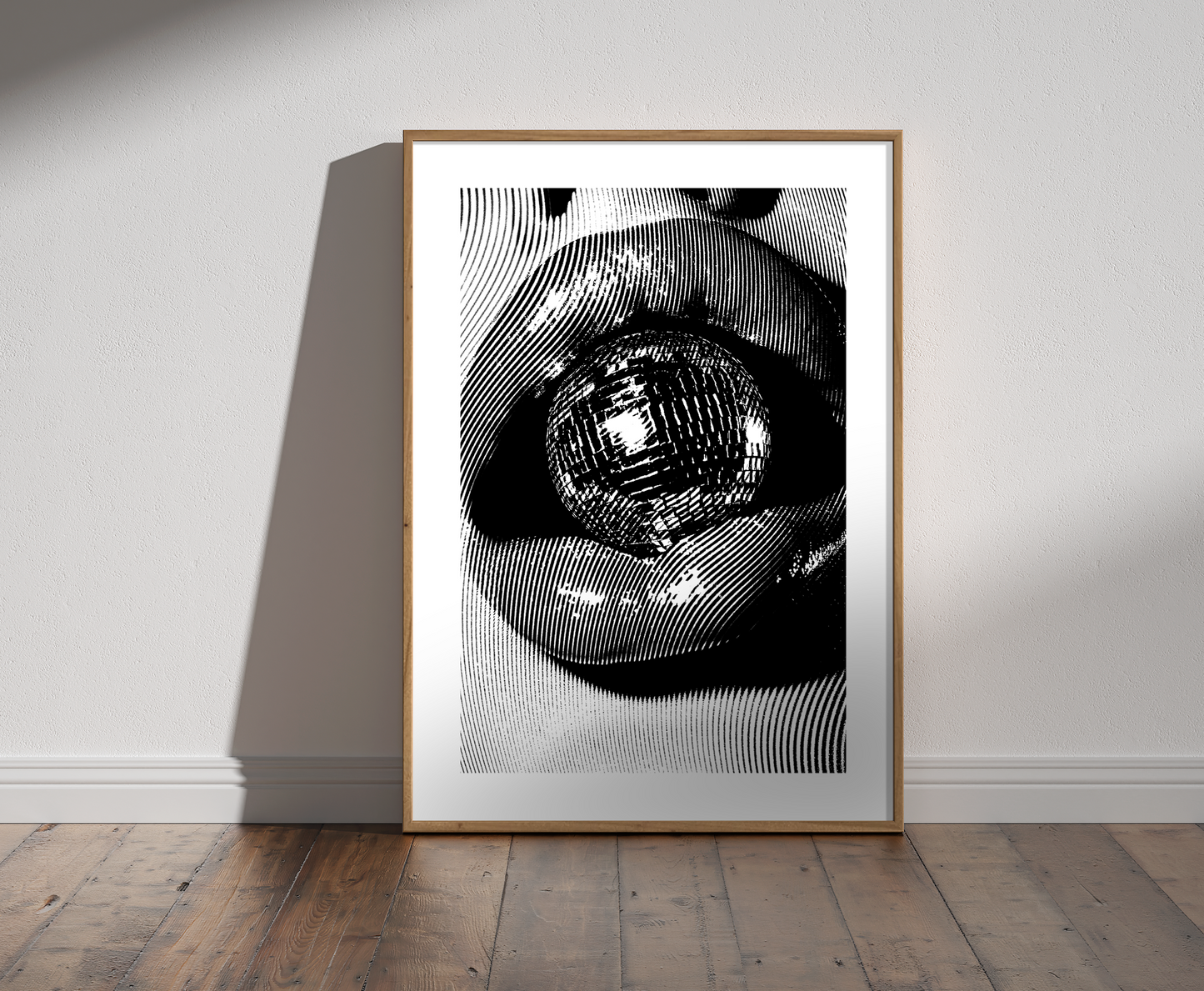 Disco Ball Mouth Print - Gina Ellen Wall Art