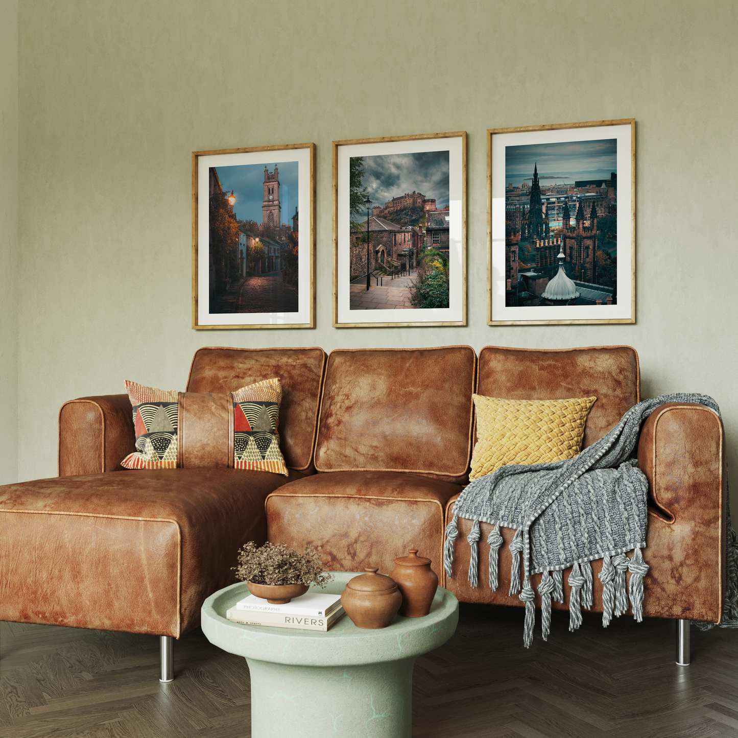 Circus Lane Edinburgh Print - Gina Ellen Wall Art