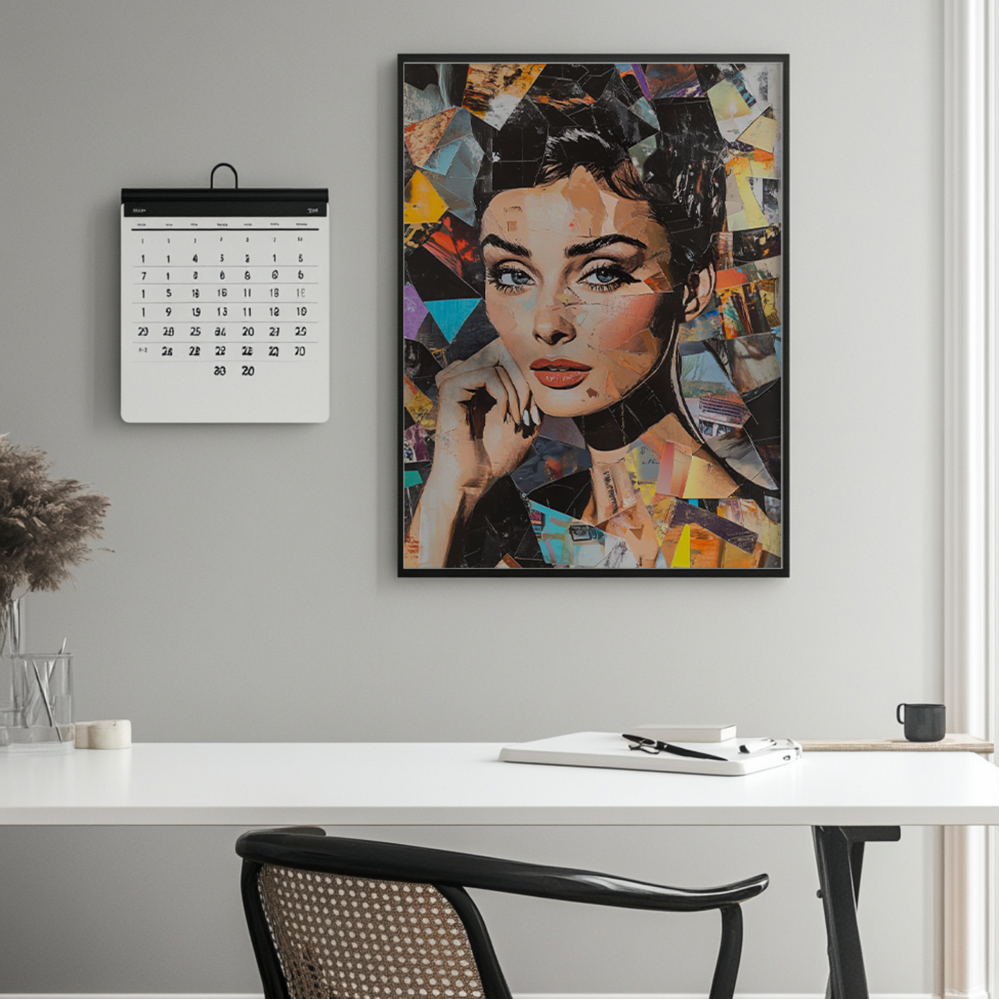 Audrey Hepburn Collage Art Print - Gina Ellen Wall Art