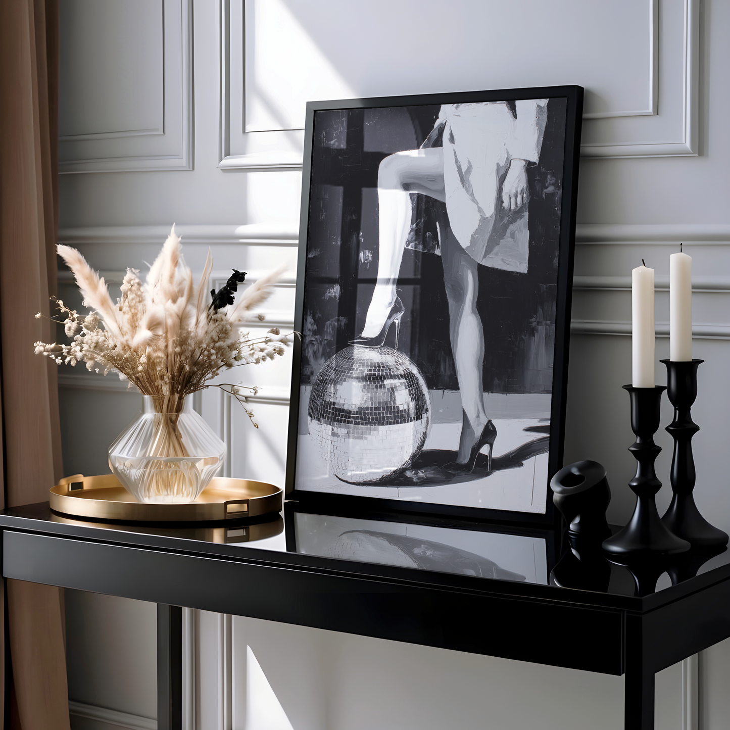 Disco Ball Heels Print - Gina Ellen Wall Art