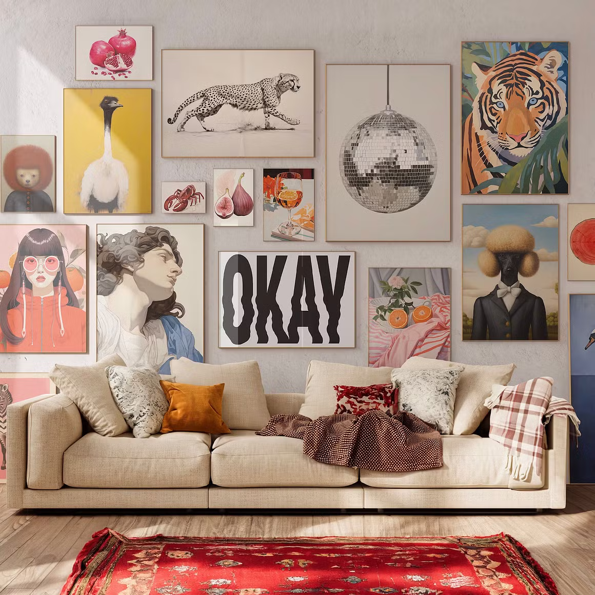 OKAY Typography Print - Gina Ellen Wall Art