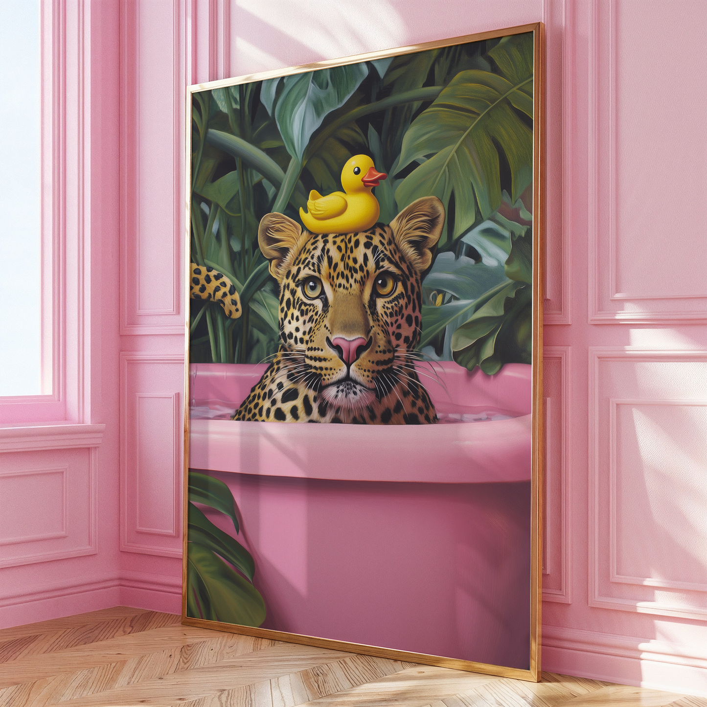 Bathtub Leopard Print - Gina Ellen Wall Art