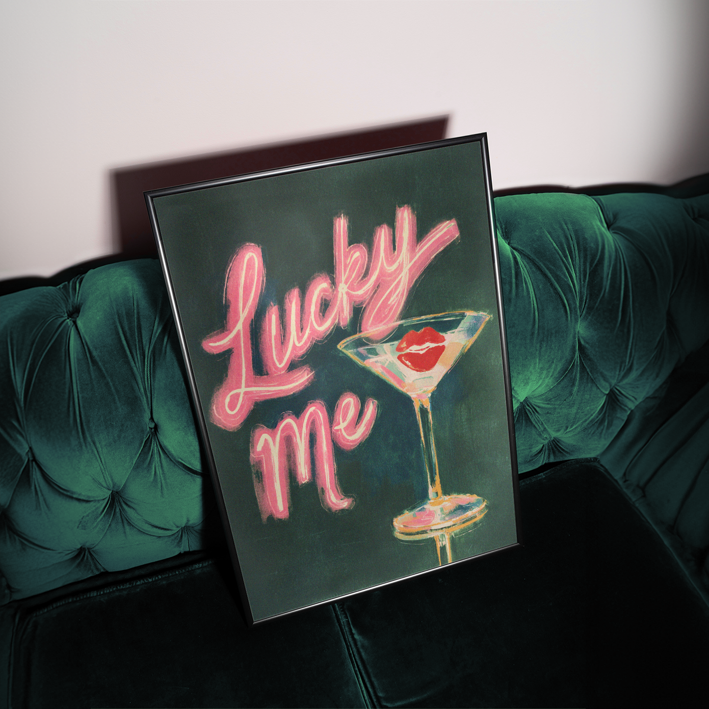 Lucky Me Cocktail Print - Gina Ellen Wall Art