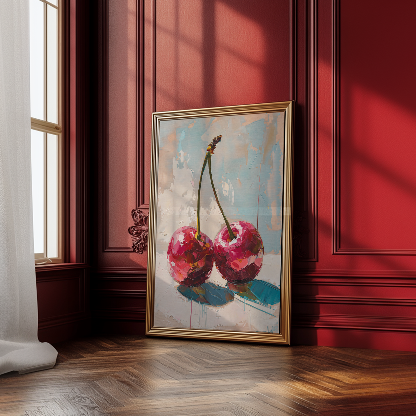 Painted Cherries Print - Gina Ellen Wall Art