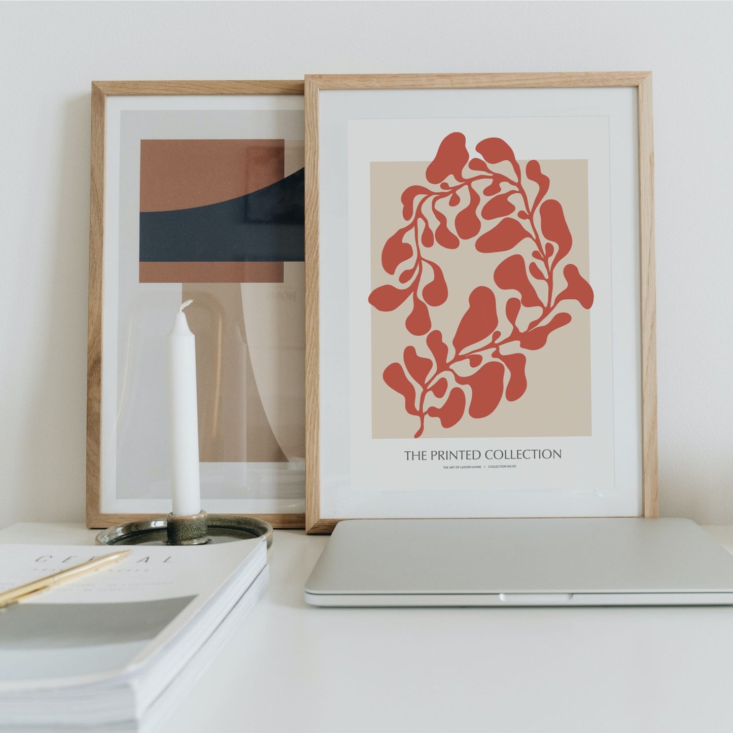 Matisse Inspired Burnt Orange Art Print - Gina Ellen Wall Art