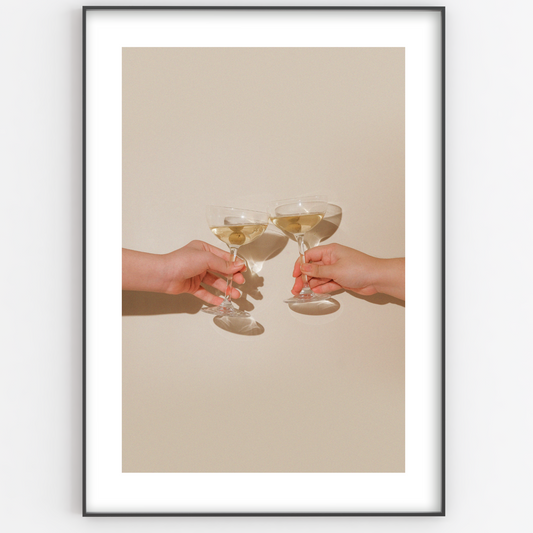 Dirty Martini Cheers Print - Gina Ellen Wall Art