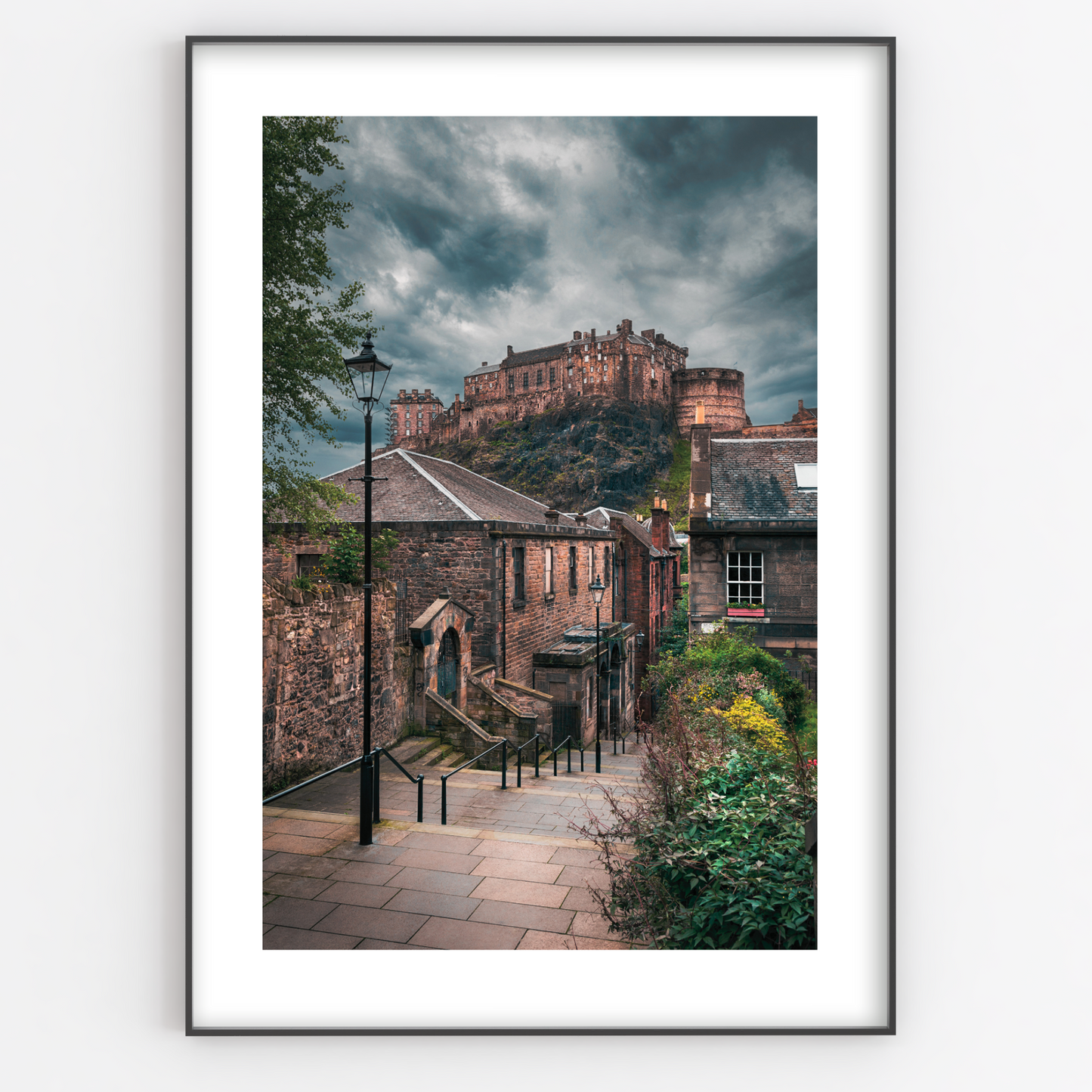 Edinburgh Castle In Autumn Print - Gina Ellen Wall Art