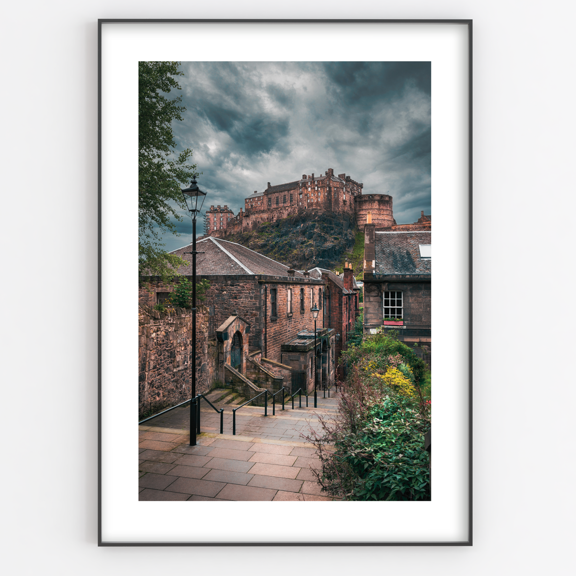 Edinburgh Castle In Autumn Print - Gina Ellen Wall Art