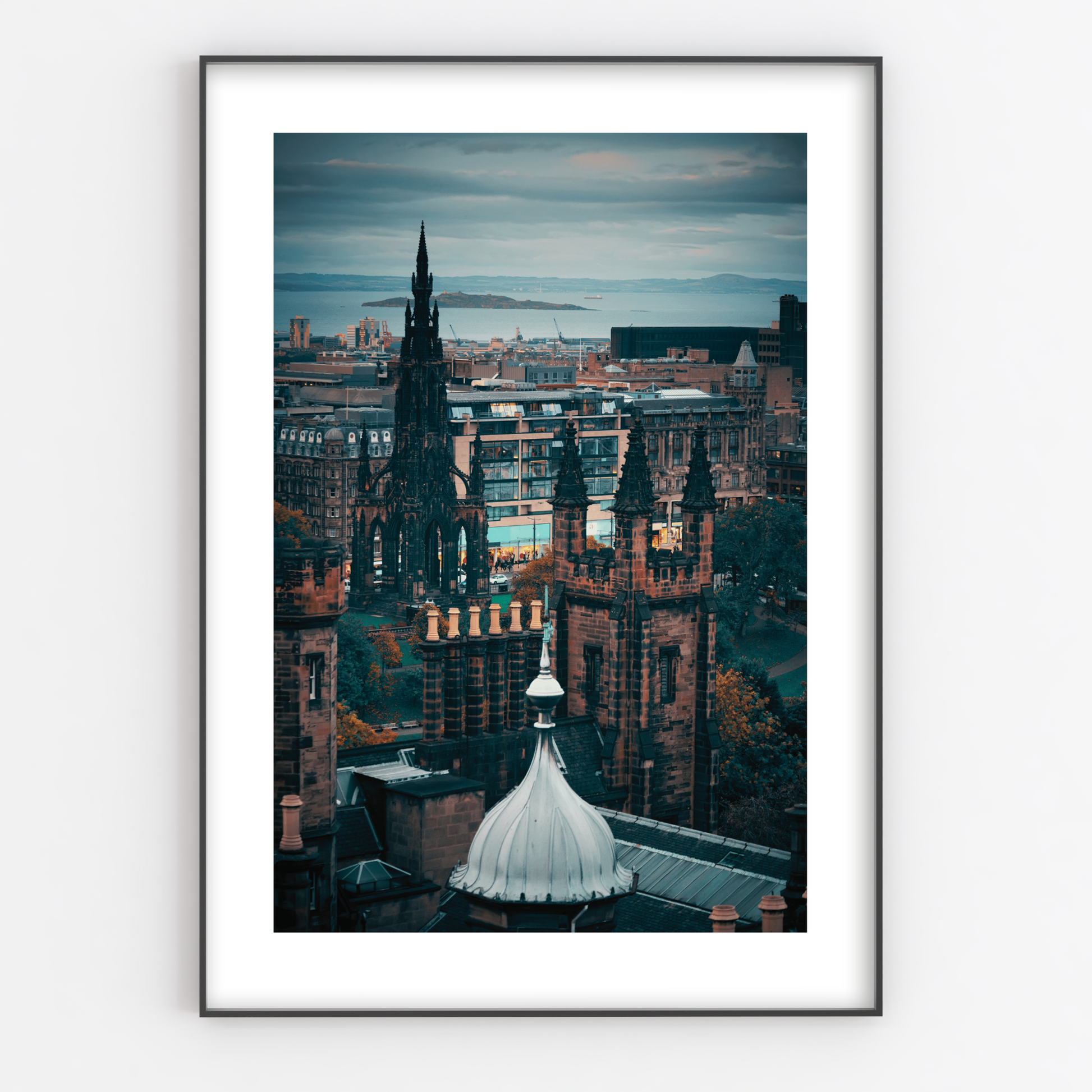 Edinburgh Skyline Print - Gina Ellen Wall Art