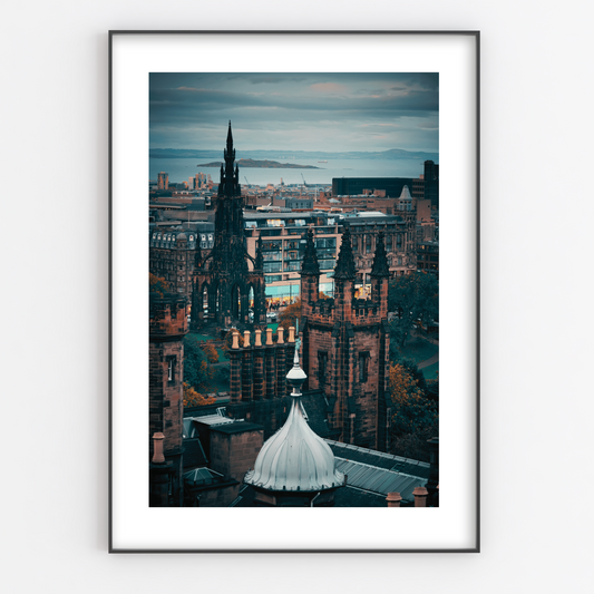 Edinburgh Skyline Print - Gina Ellen Wall Art