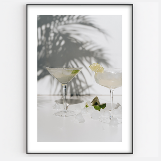 Cocktails On Ice Print - Gina Ellen Wall Art