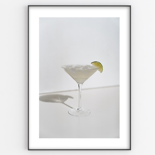 Martini On Ice Print - Gina Ellen Wall Art
