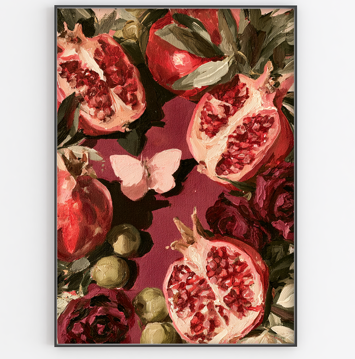 Pomegranate Art Print - Gina Ellen Wall Art