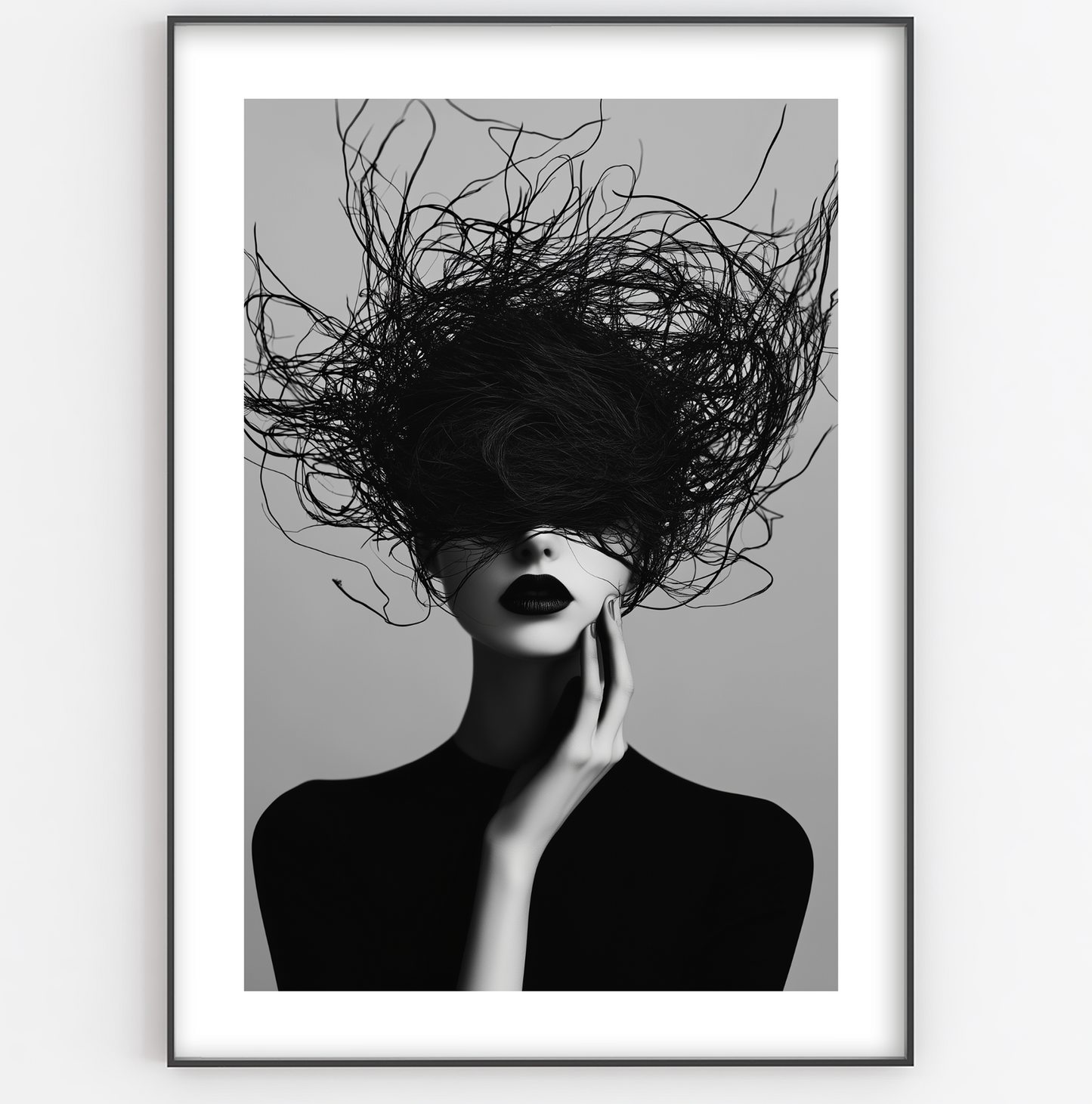 Monochrome Fashion Print - Gina Ellen Wall Art