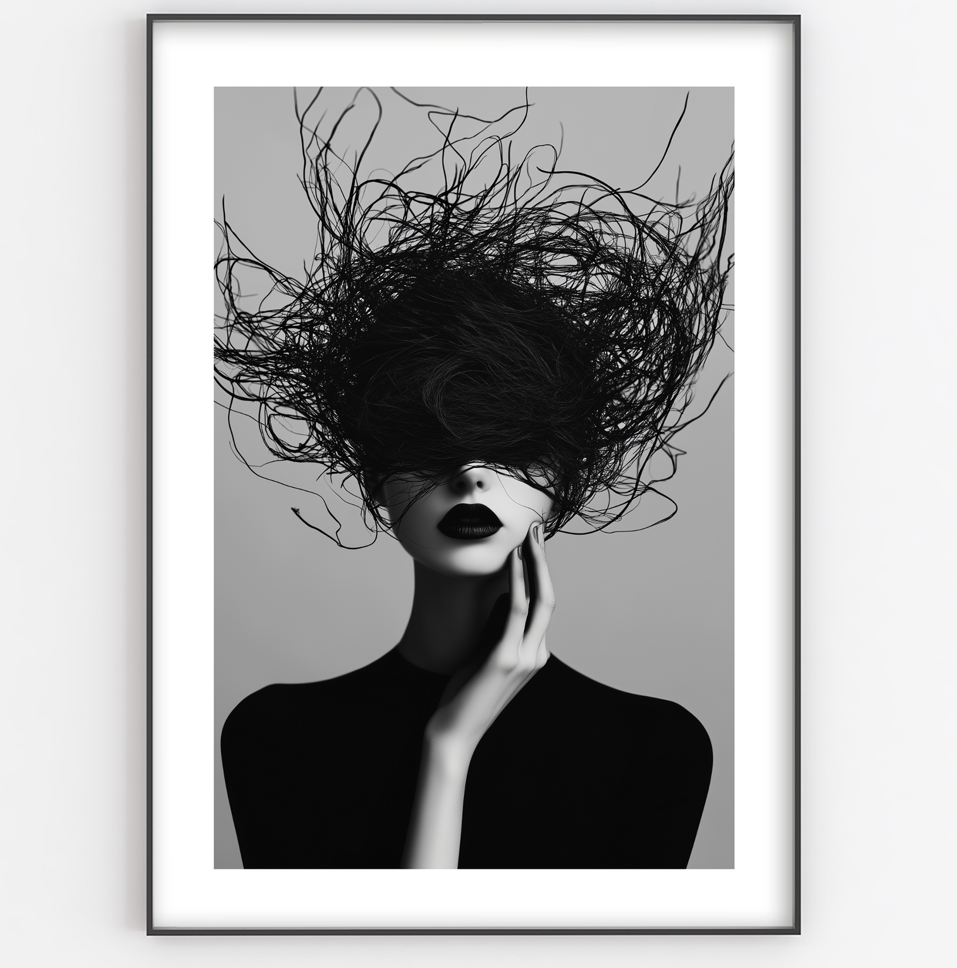Monochrome Fashion Print - Gina Ellen Wall Art