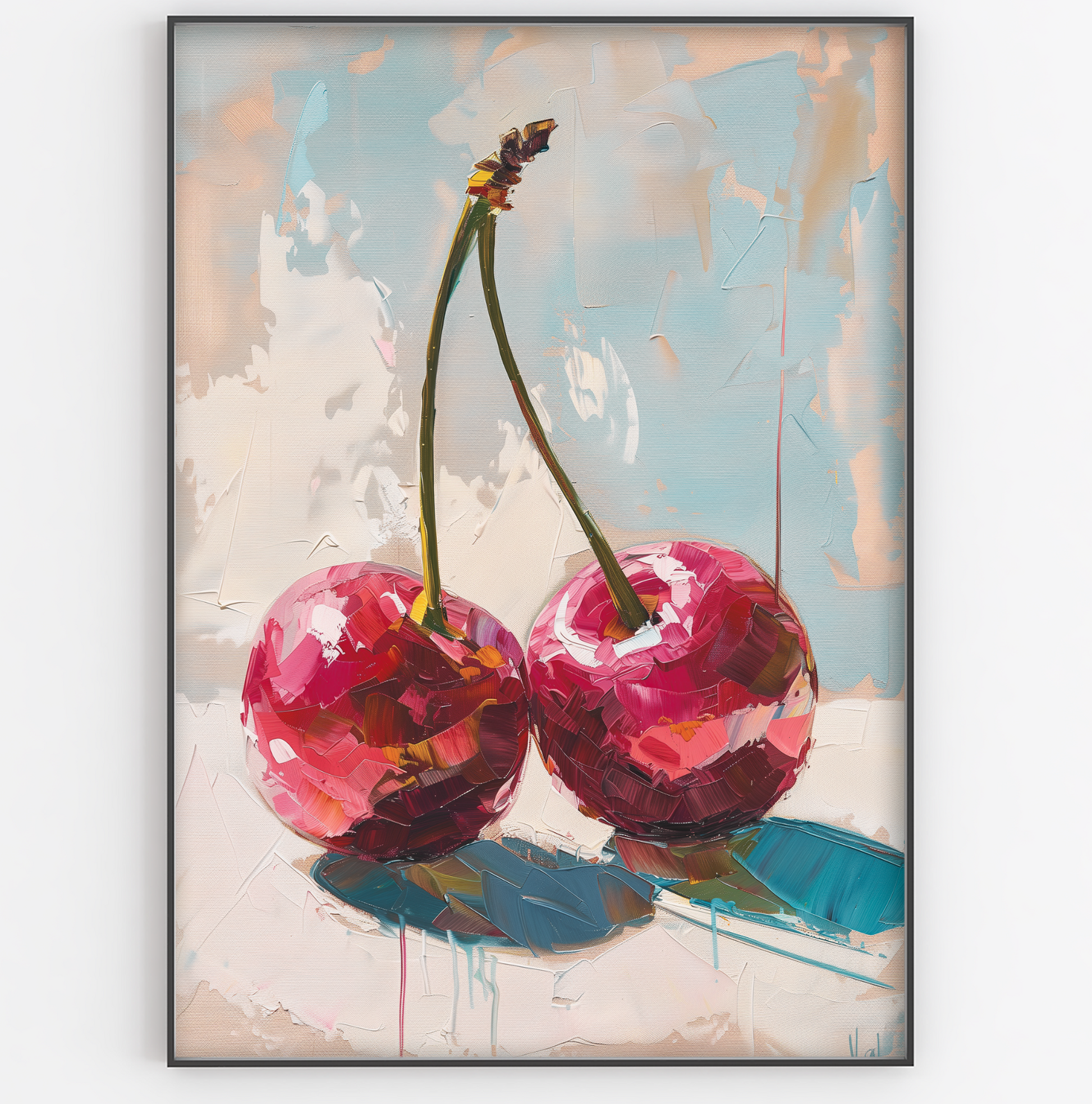 Painted Cherries Print - Gina Ellen Wall Art