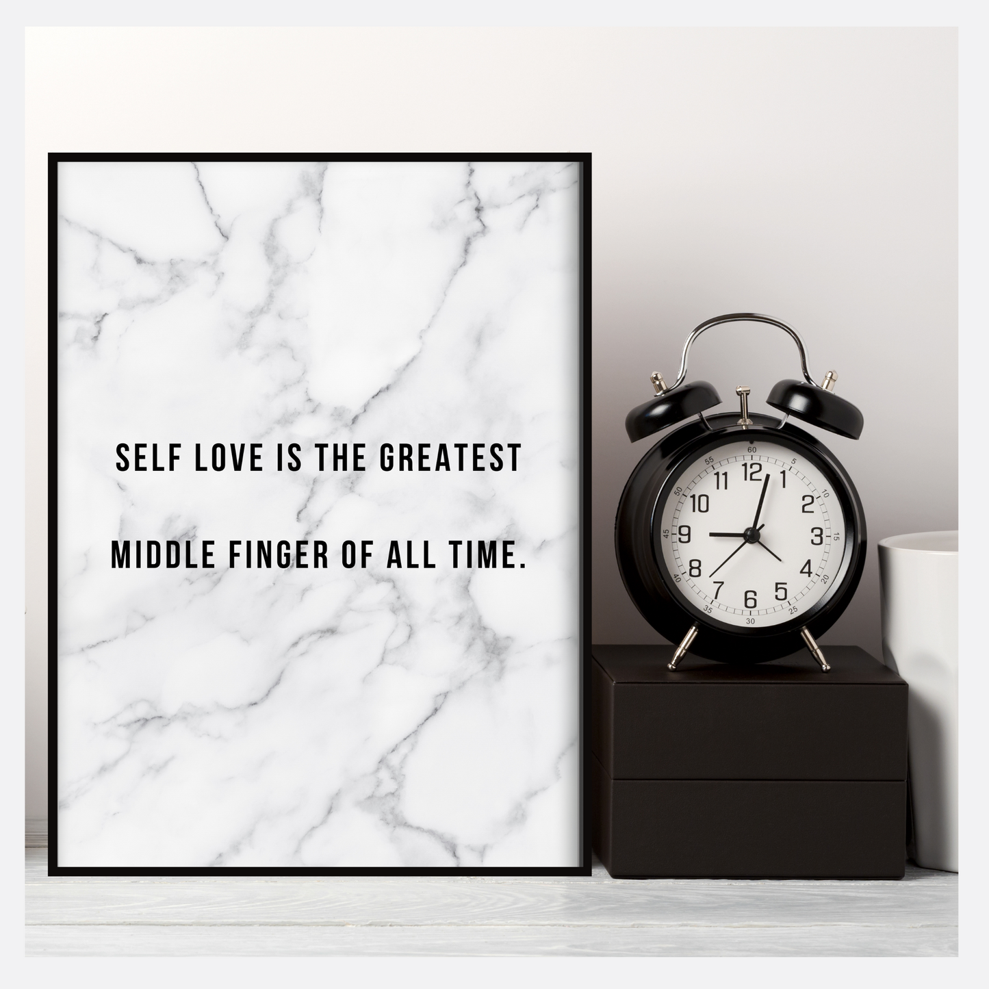 Self Love Is The Greatest Middle Finger - Gina Ellen Wall Art