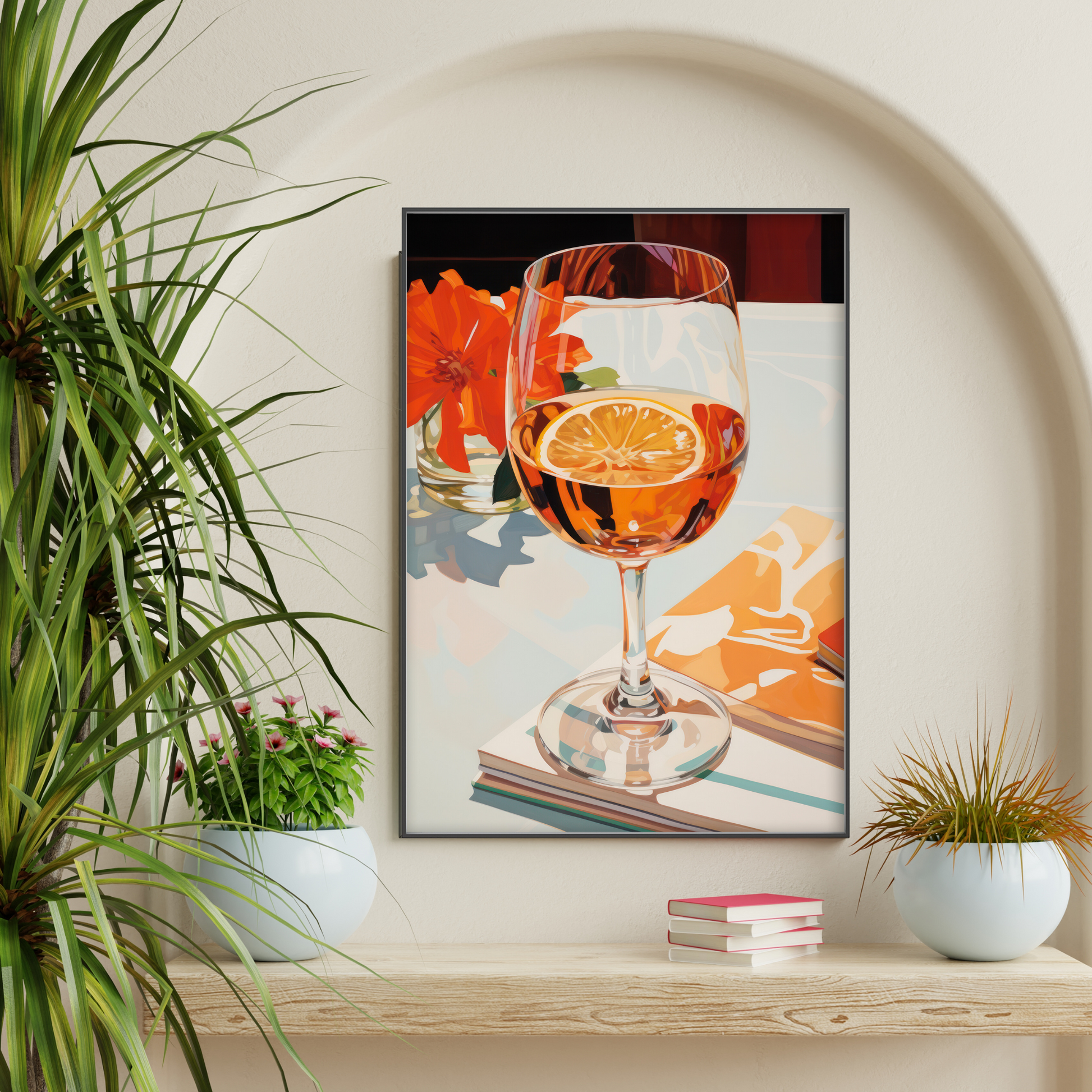 Aperol Spritz Drink Print - Gina Ellen Wall Art