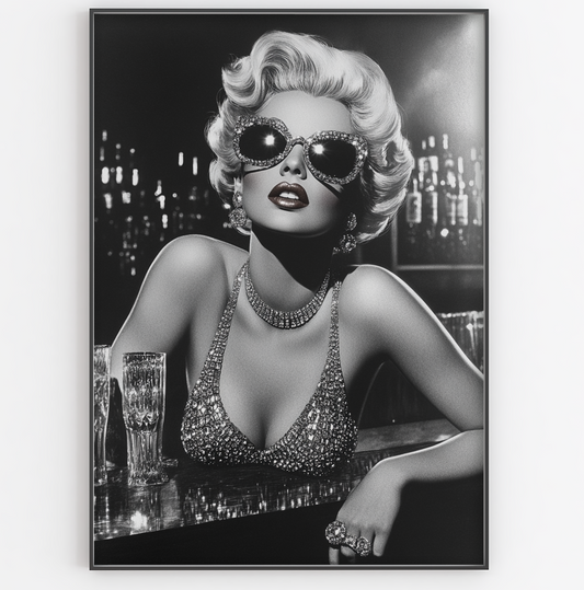 Marilyn Diamonds Print - Gina Ellen Wall Art