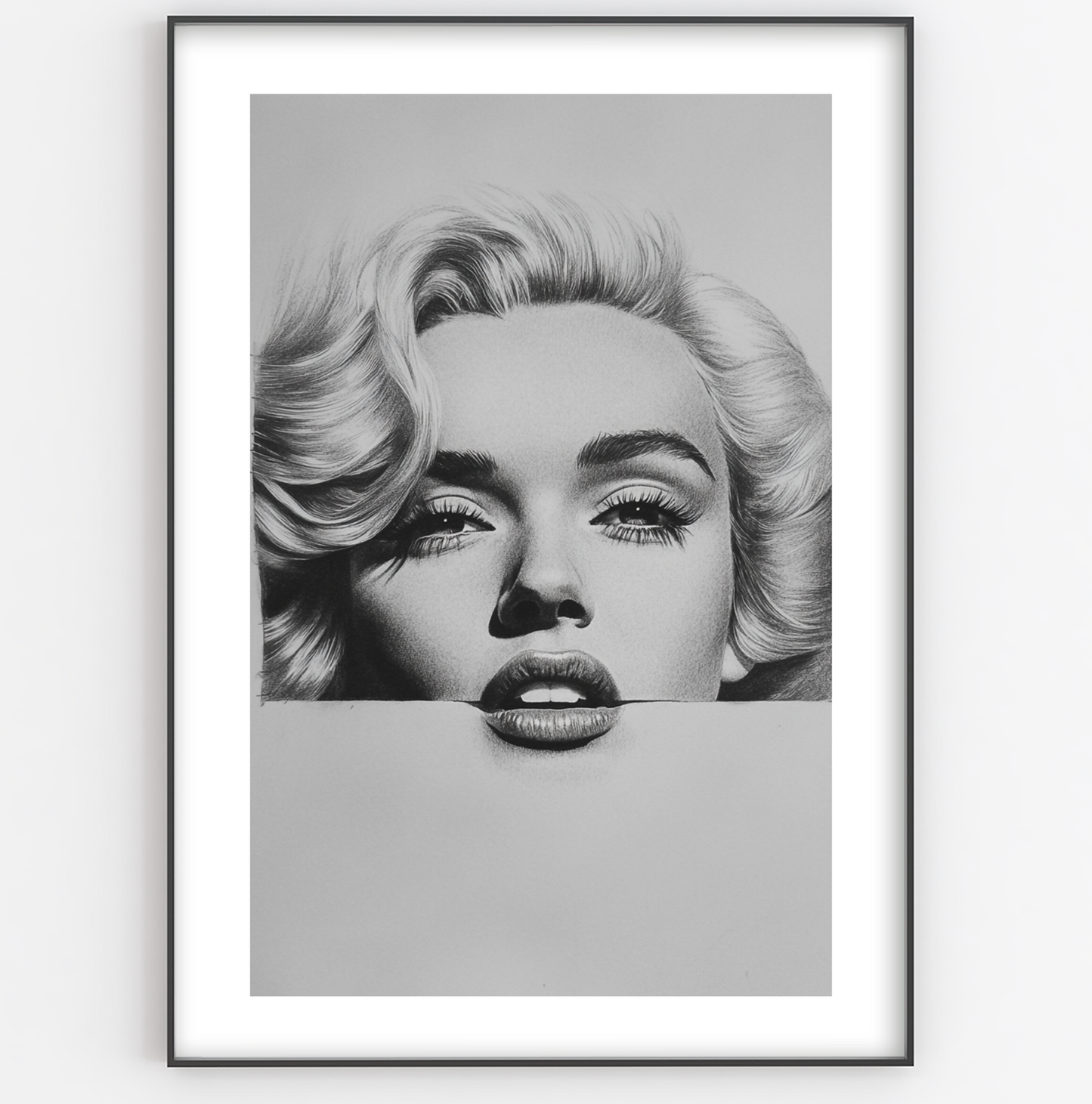Marilyn Obscure Sketch Print - Gina Ellen Wall Art