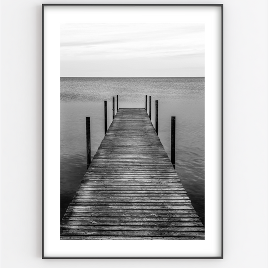 Dock Of The Bay Print - Gina Ellen Wall Art