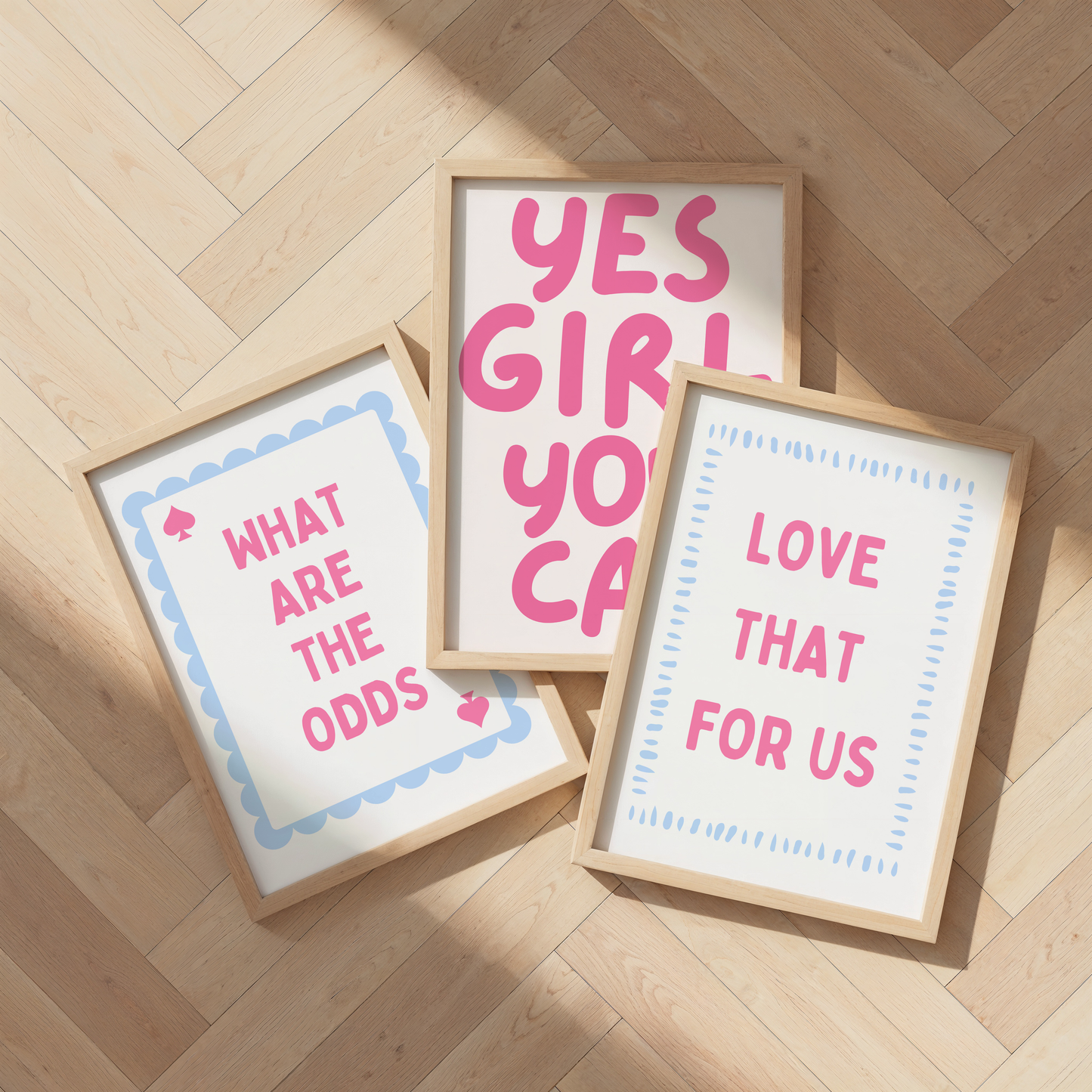 Girly Quotes Trio