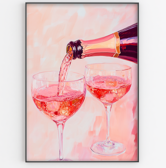 Pink Fizz Print - Gina Ellen Wall Art