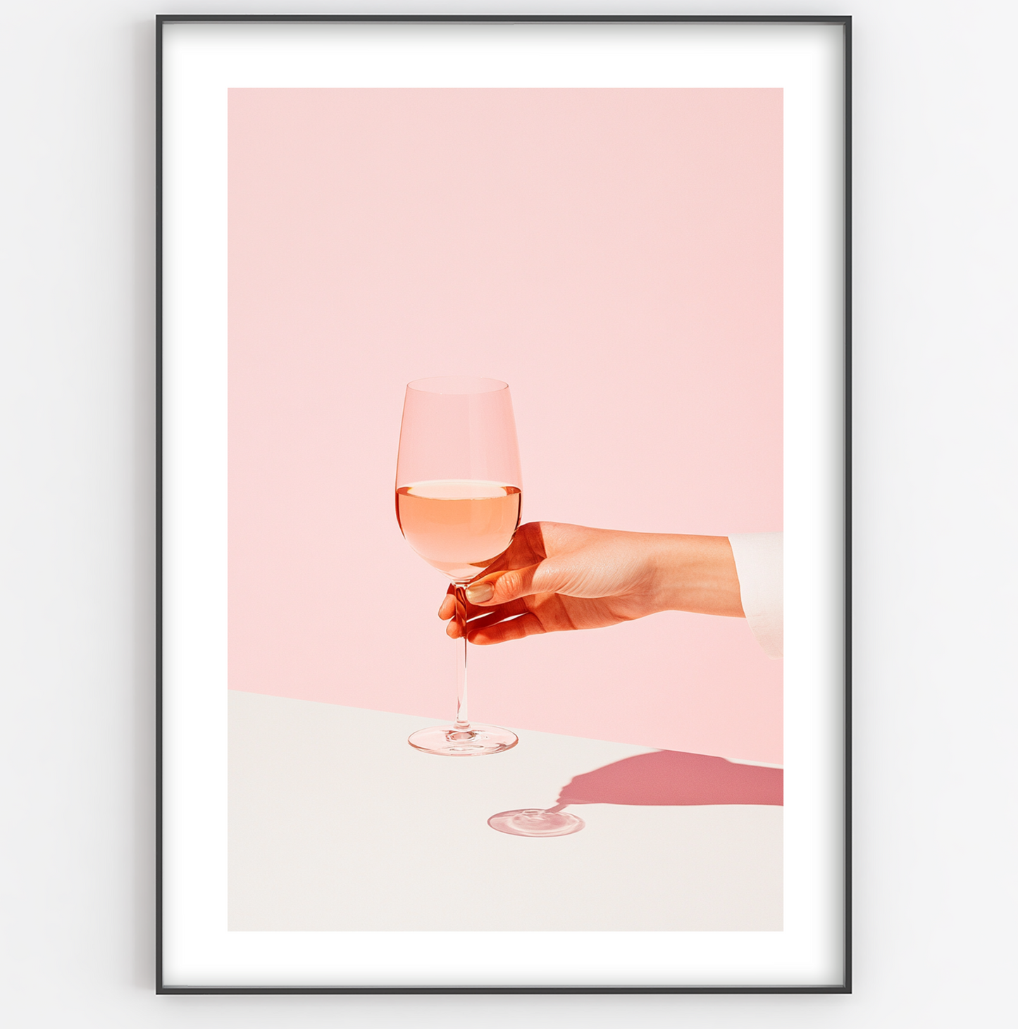 Pink Wine Print - Gina Ellen Wall Art
