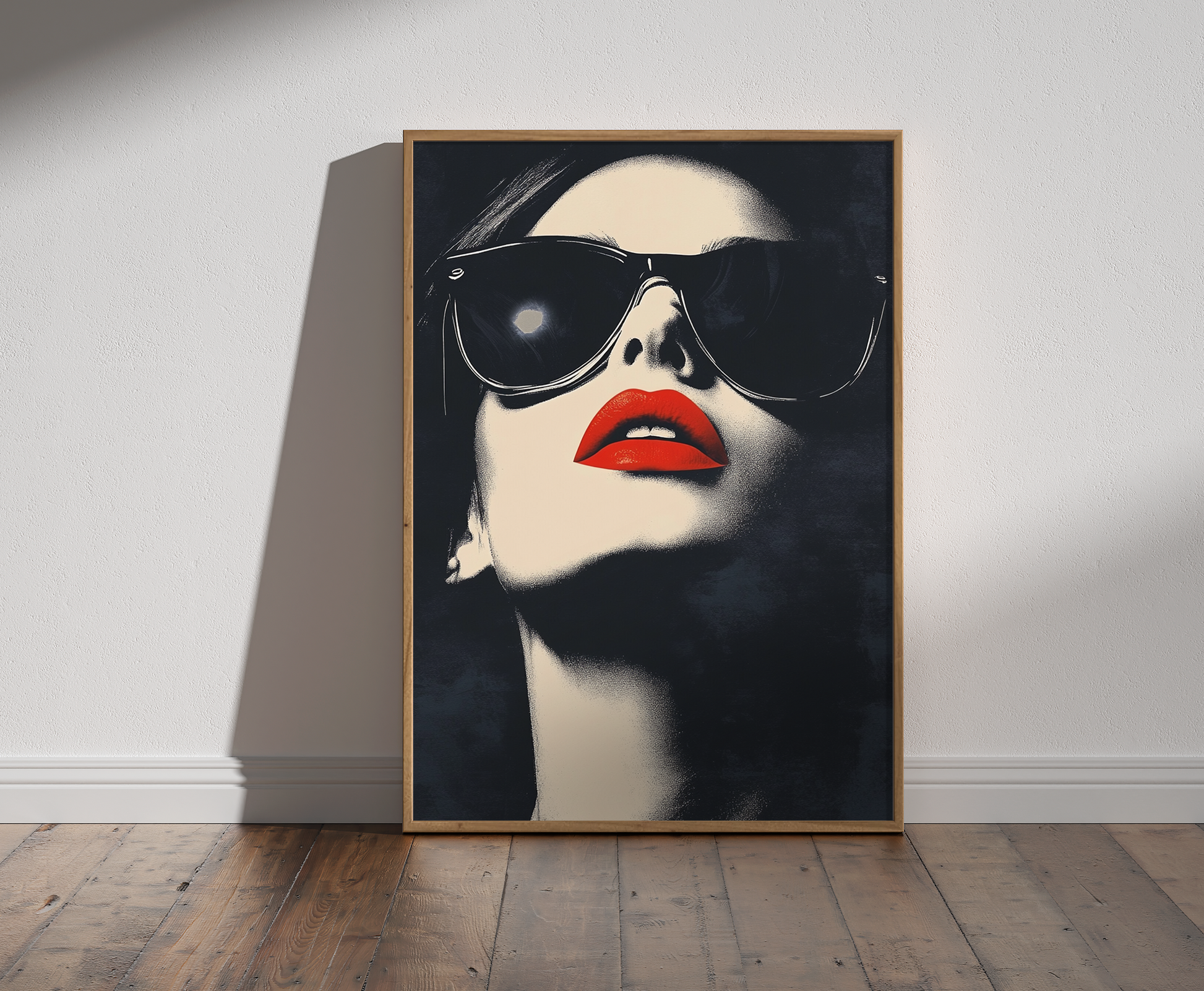 Red Lips Fashion Print - Gina Ellen Wall Art