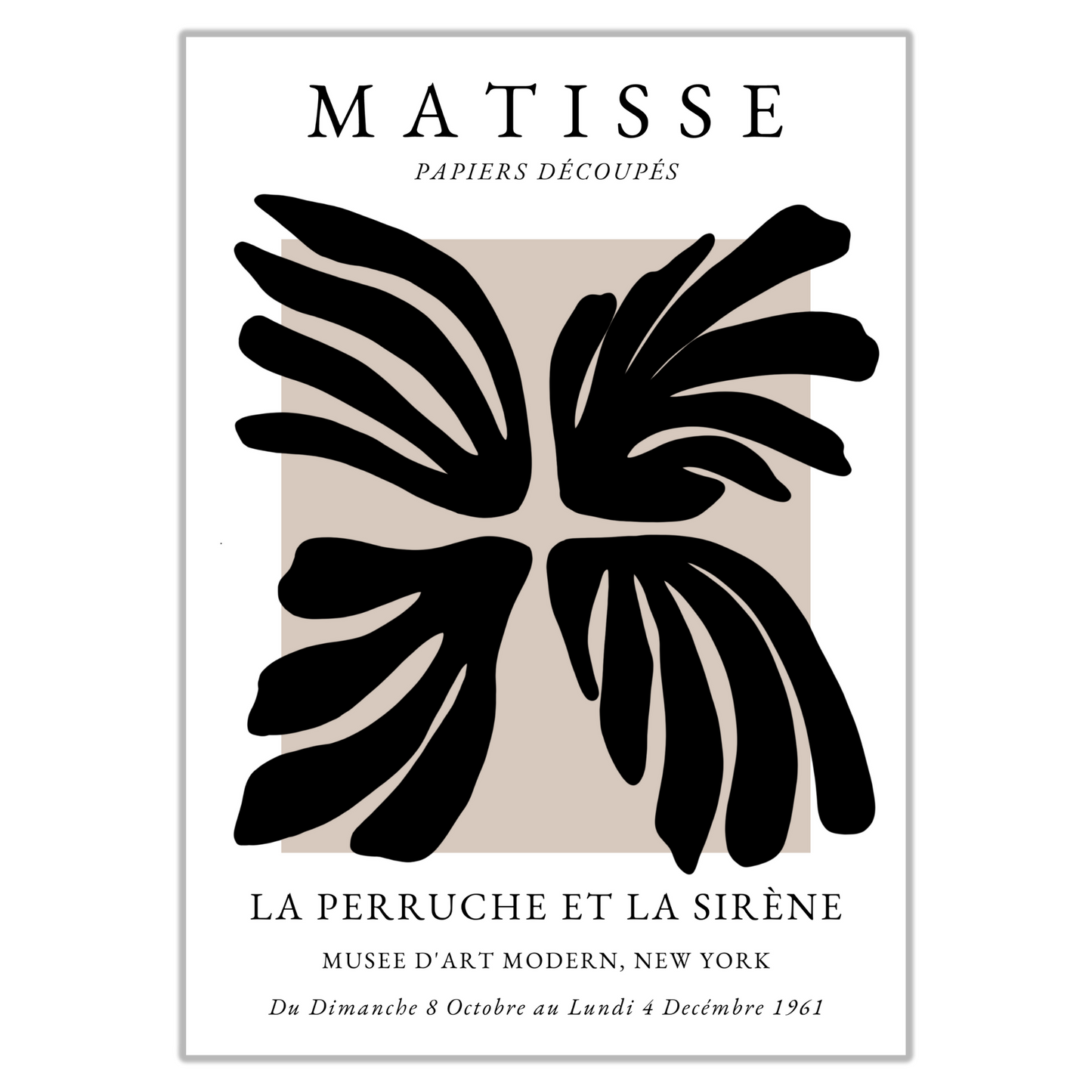 Matisse Inspired Modern Abstract Nude Art Print - Gina Ellen Wall Art