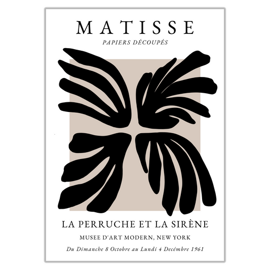 Matisse Inspired Modern Abstract Nude Art Print - Gina Ellen Wall Art