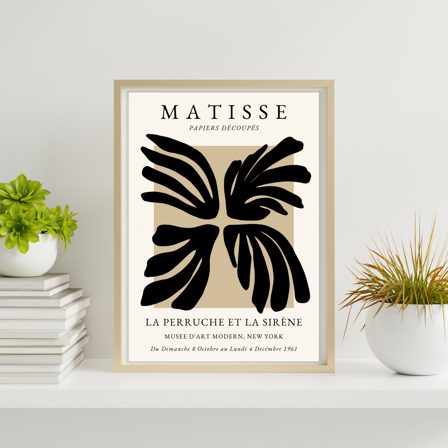 Matisse Inspired Modern Abstract Nude Art Print - Gina Ellen Wall Art