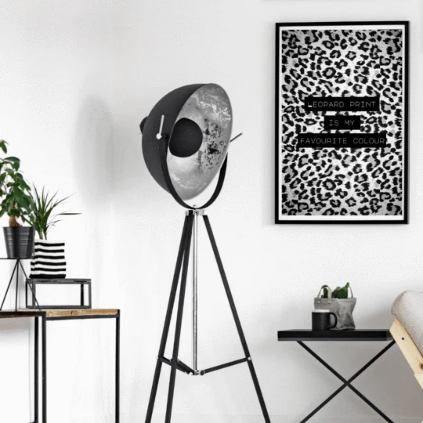 Leopard Print Is My Favourite Colour Print - Gina Ellen Wall Art