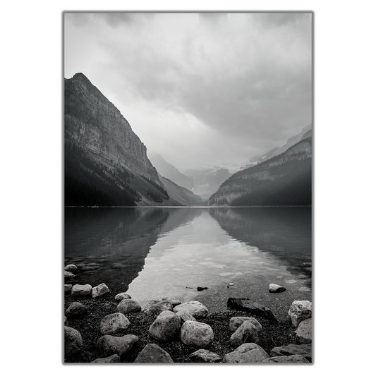 Black and White Scenic Landscape Print - Gina Ellen Wall Art
