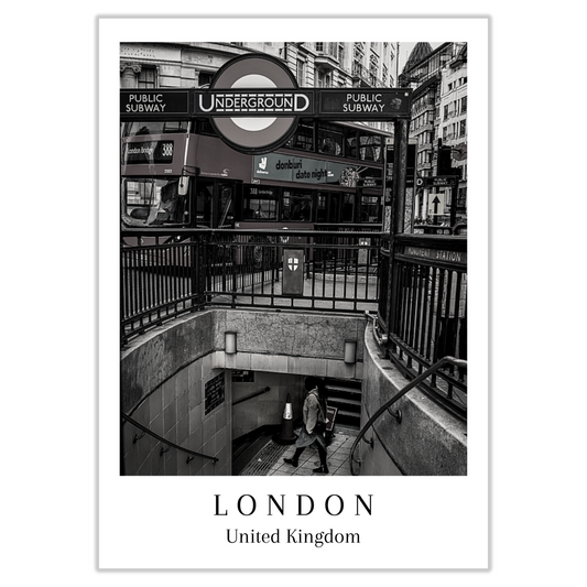 Black and White London Print - Gina Ellen Wall Art