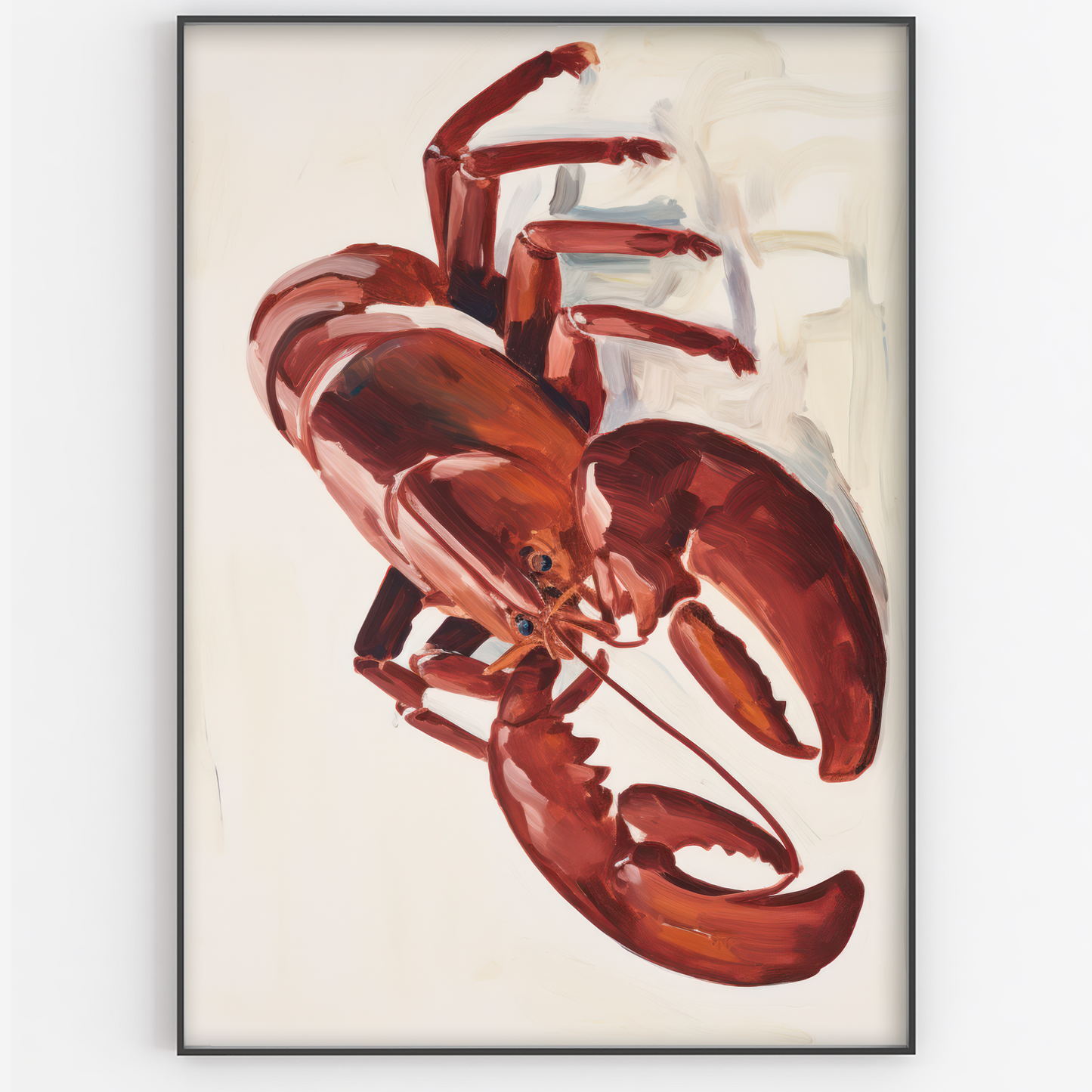 Lobster Watercolour Print - Gina Ellen Wall Art
