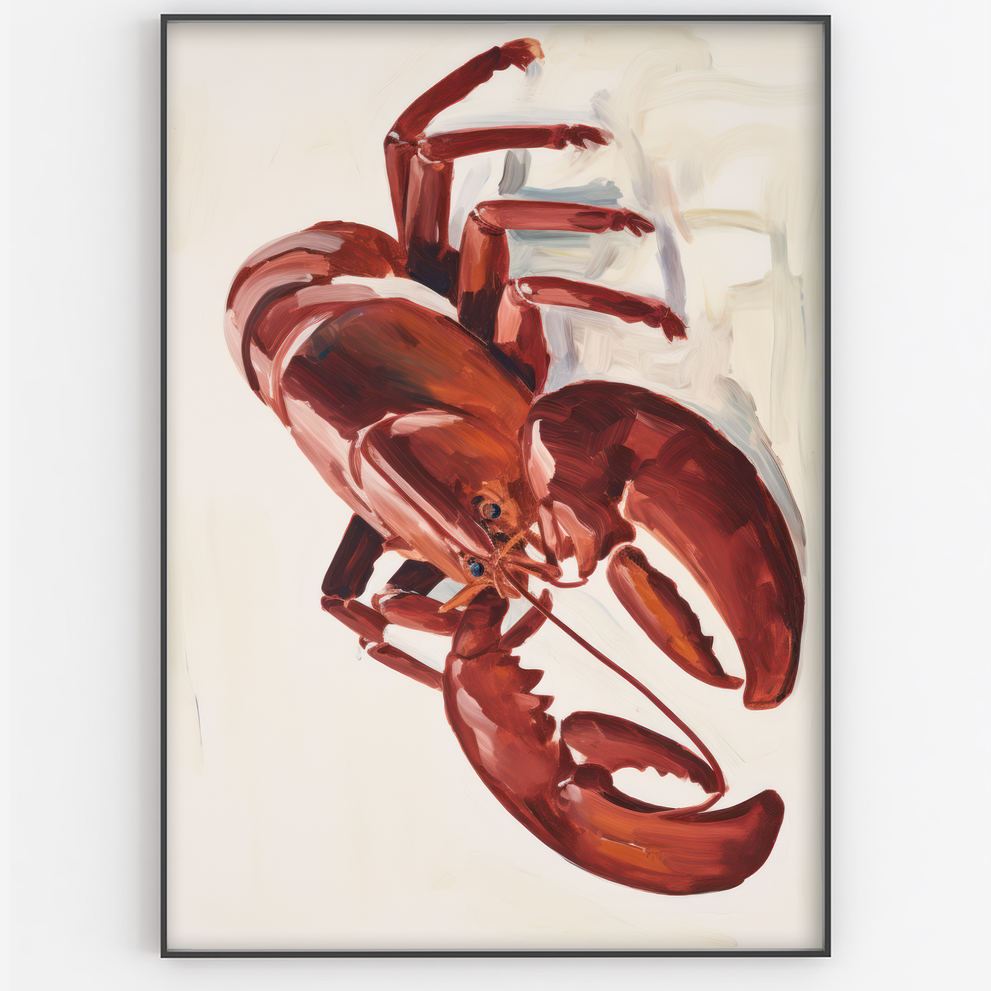Lobster Watercolour Print - Gina Ellen Wall Art