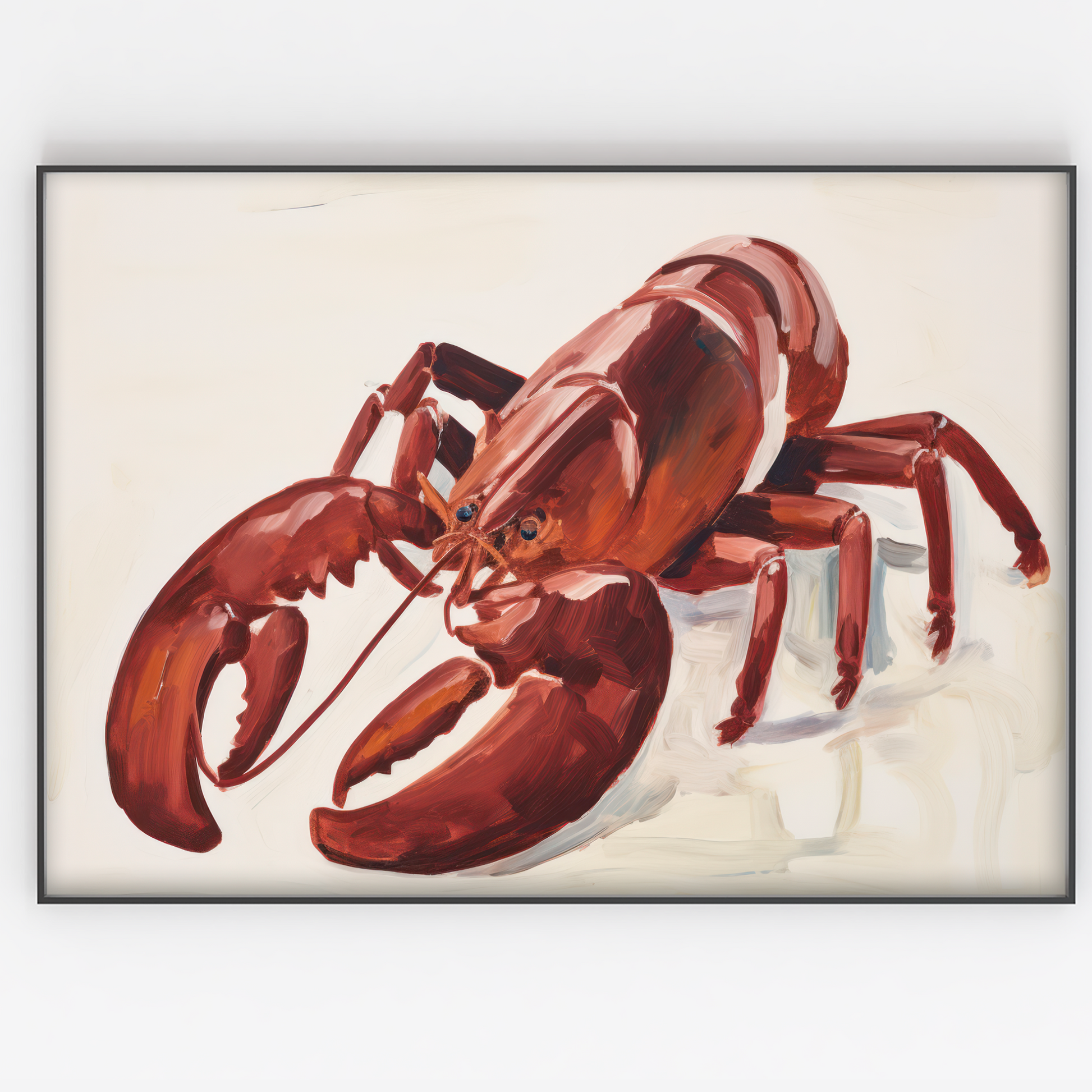 Lobster Watercolour Print - Gina Ellen Wall Art