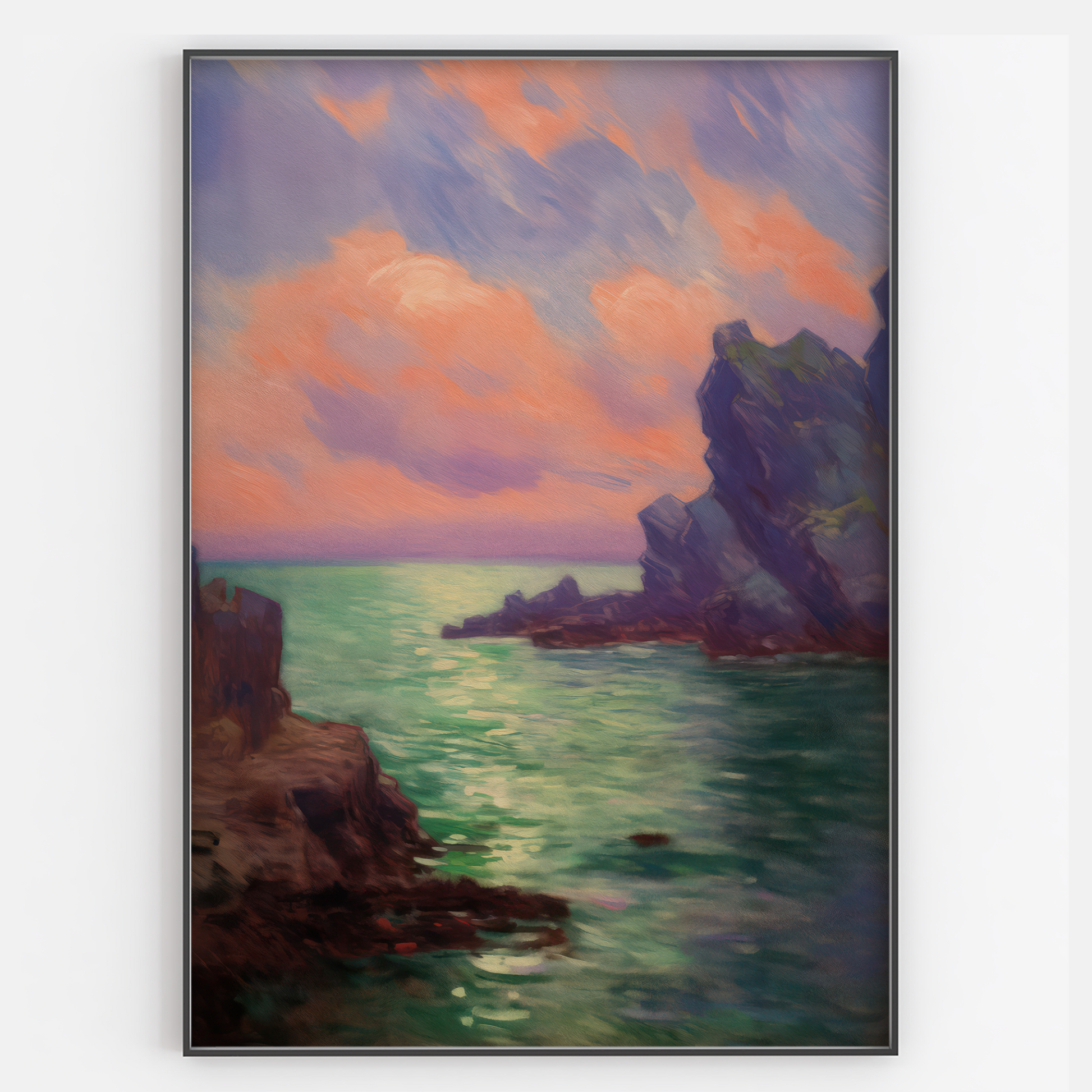 Pink Sunset Sky Print - Gina Ellen Wall Art