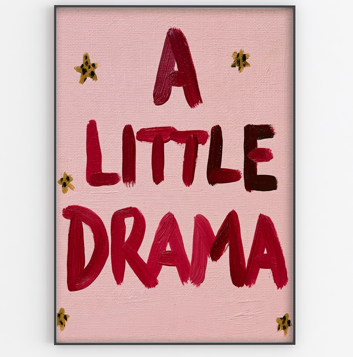 A Little Drama Art Print - Gina Ellen Wall Art