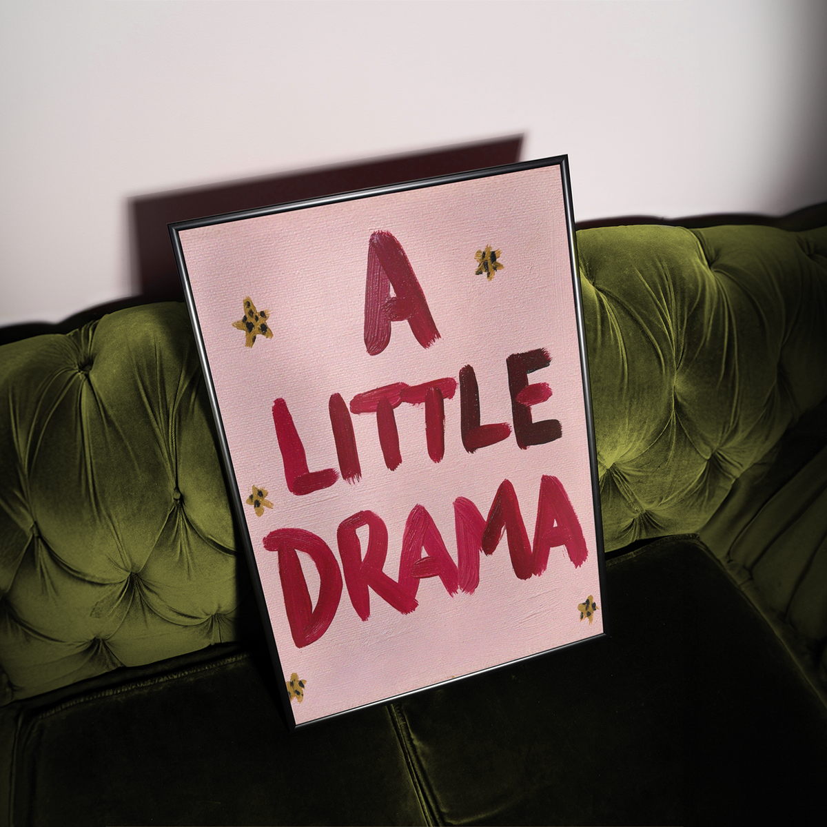 A Little Drama Art Print - Gina Ellen Wall Art