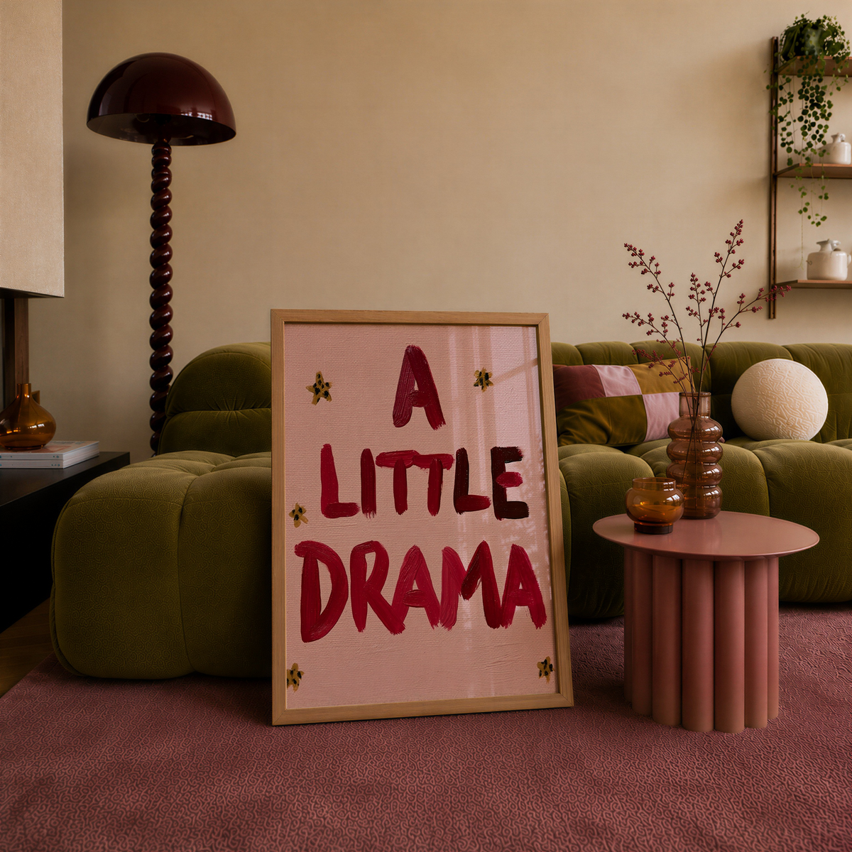 A Little Drama Art Print - Gina Ellen Wall Art