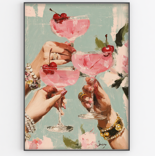 Cherry Cocktails Print