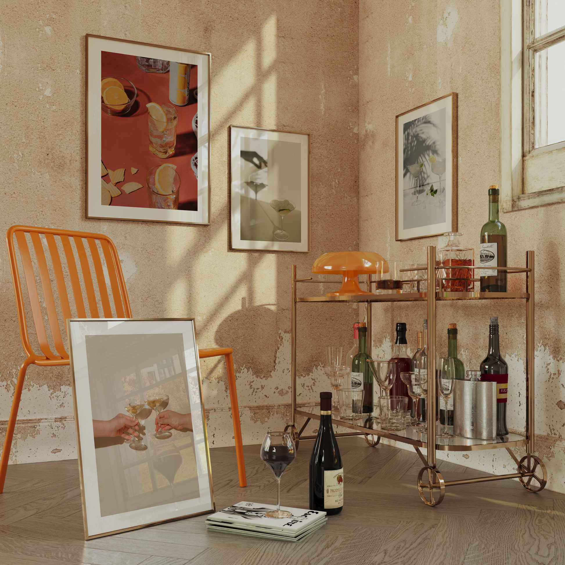 Snacks & Cocktails Print - Gina Ellen Wall Art