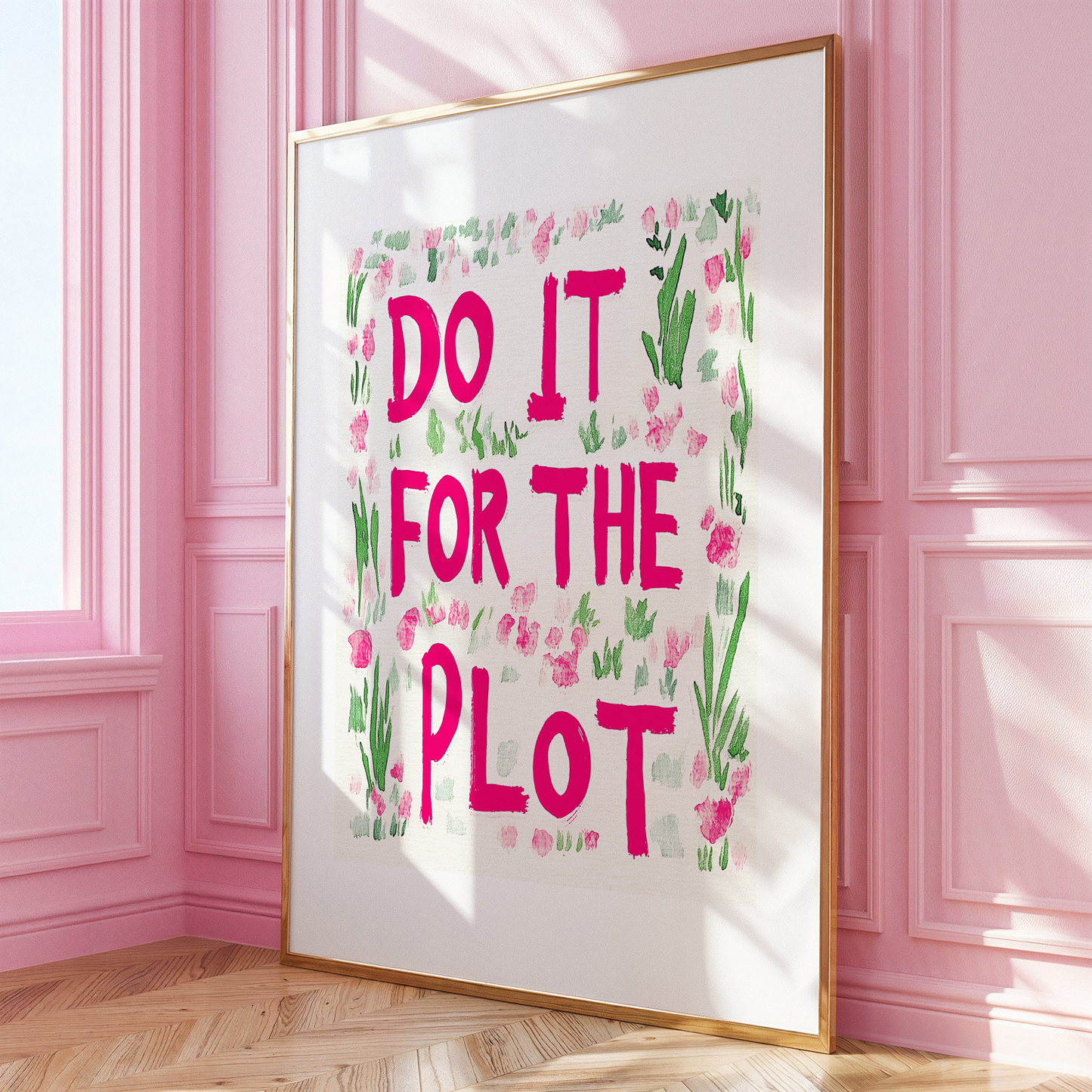 Do It For The Plot Print - Gina Ellen Wall Art