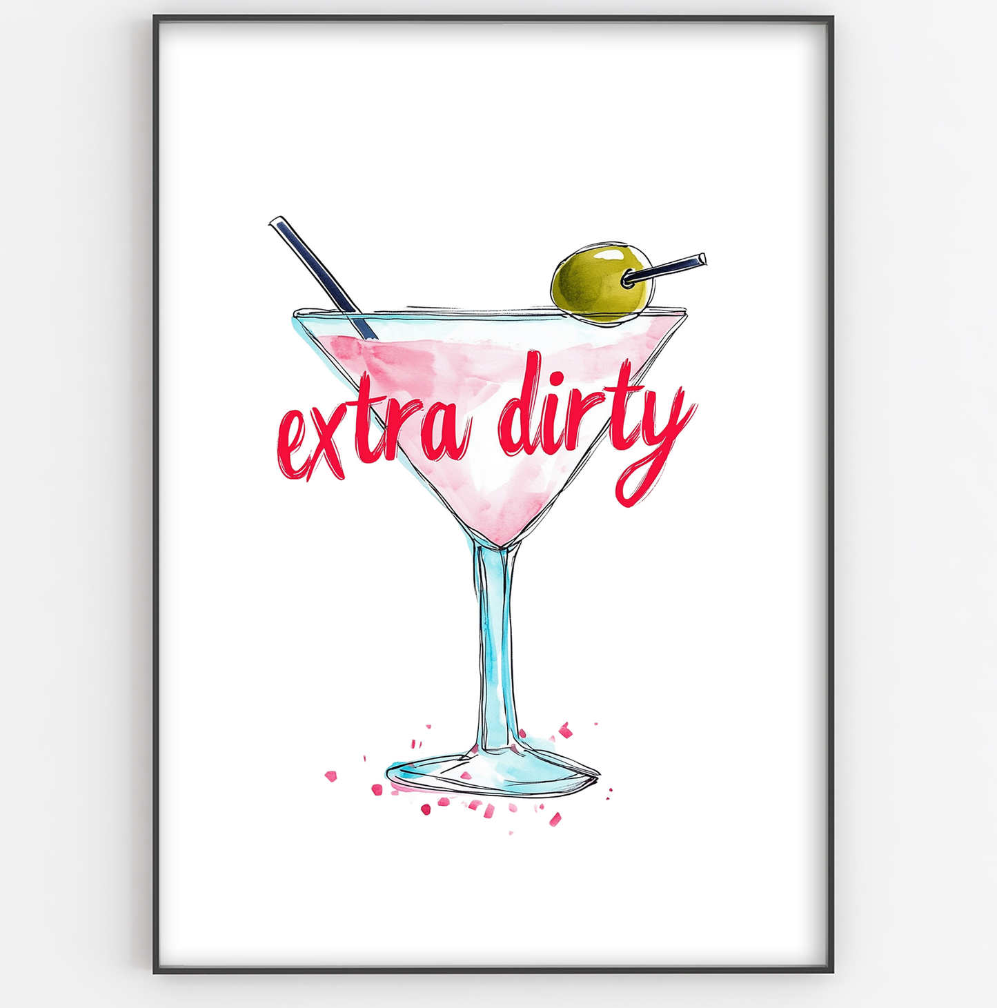 Extra Dirty Martini Print - Gina Ellen Wall Art