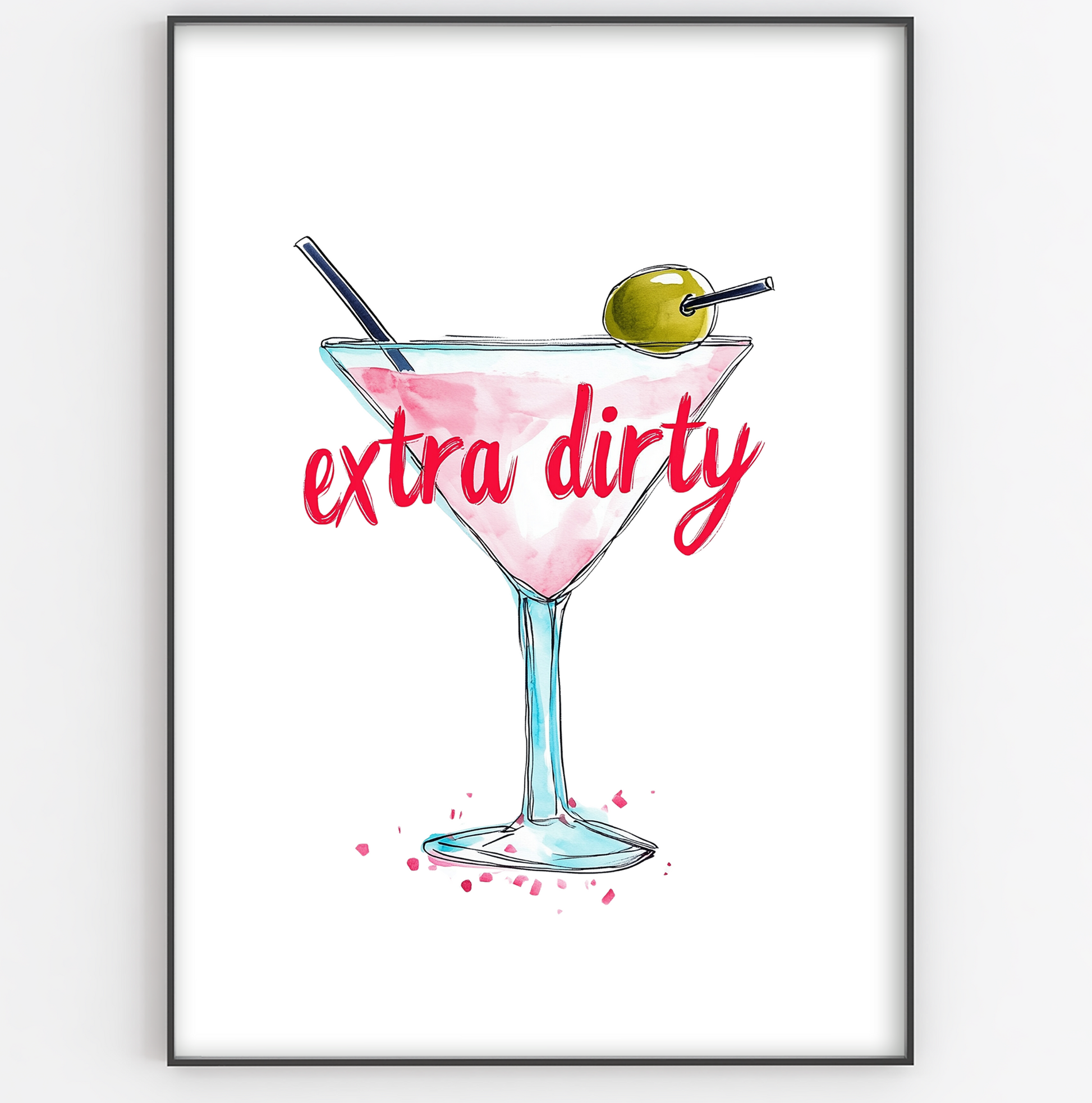 Extra Dirty Martini Print - Gina Ellen Wall Art