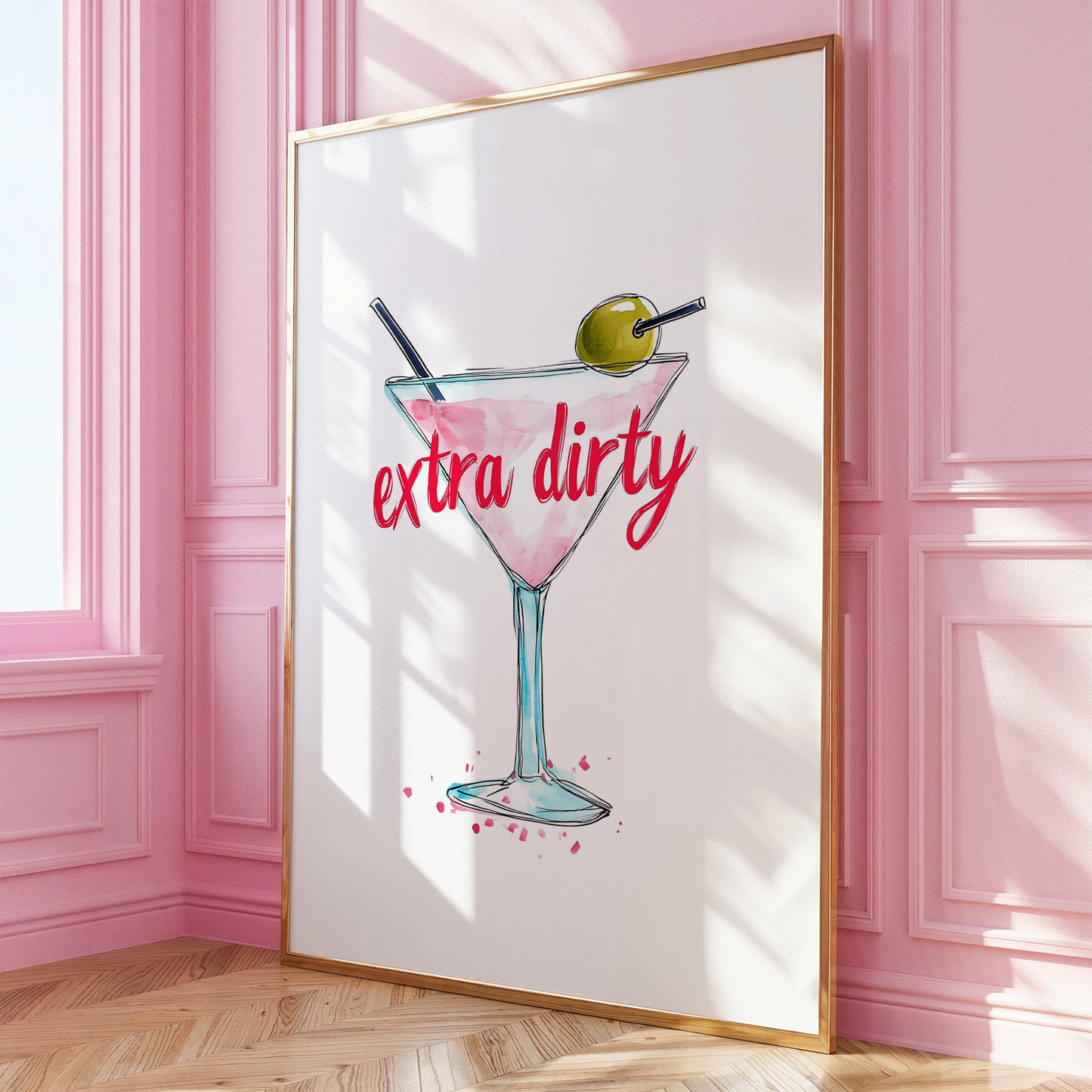 Extra Dirty Martini Print - Gina Ellen Wall Art