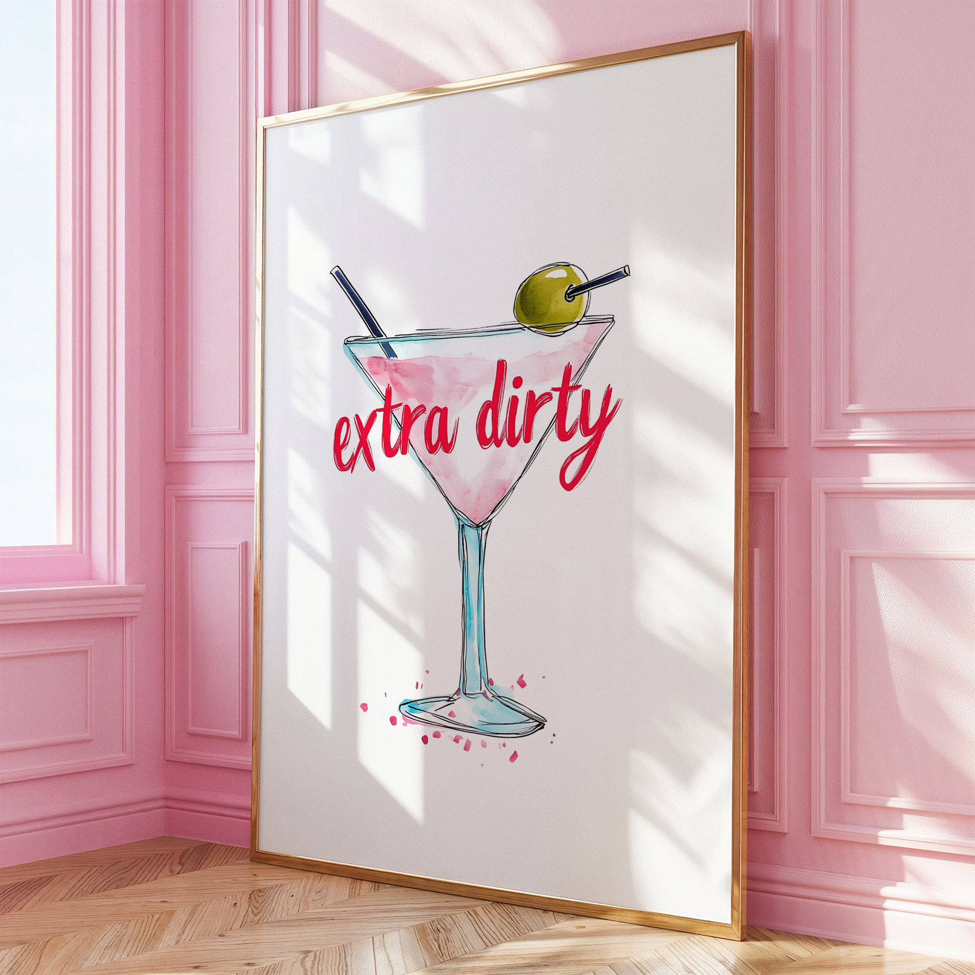 Extra Dirty Martini Print - Gina Ellen Wall Art